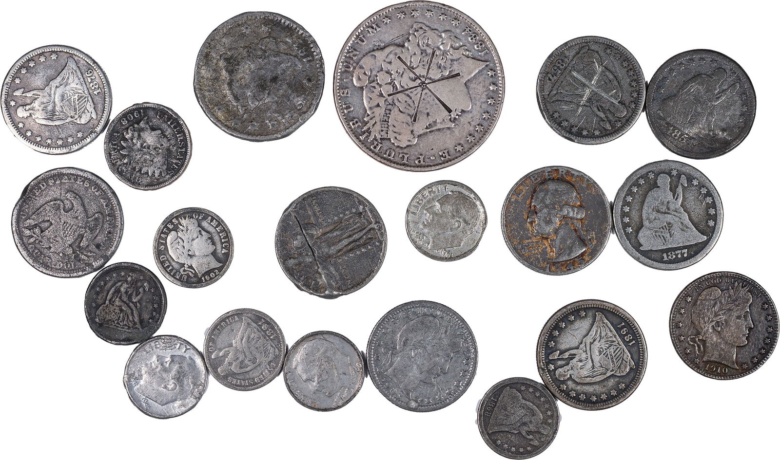 Selection of Counterfeit Coins (1 of 1)