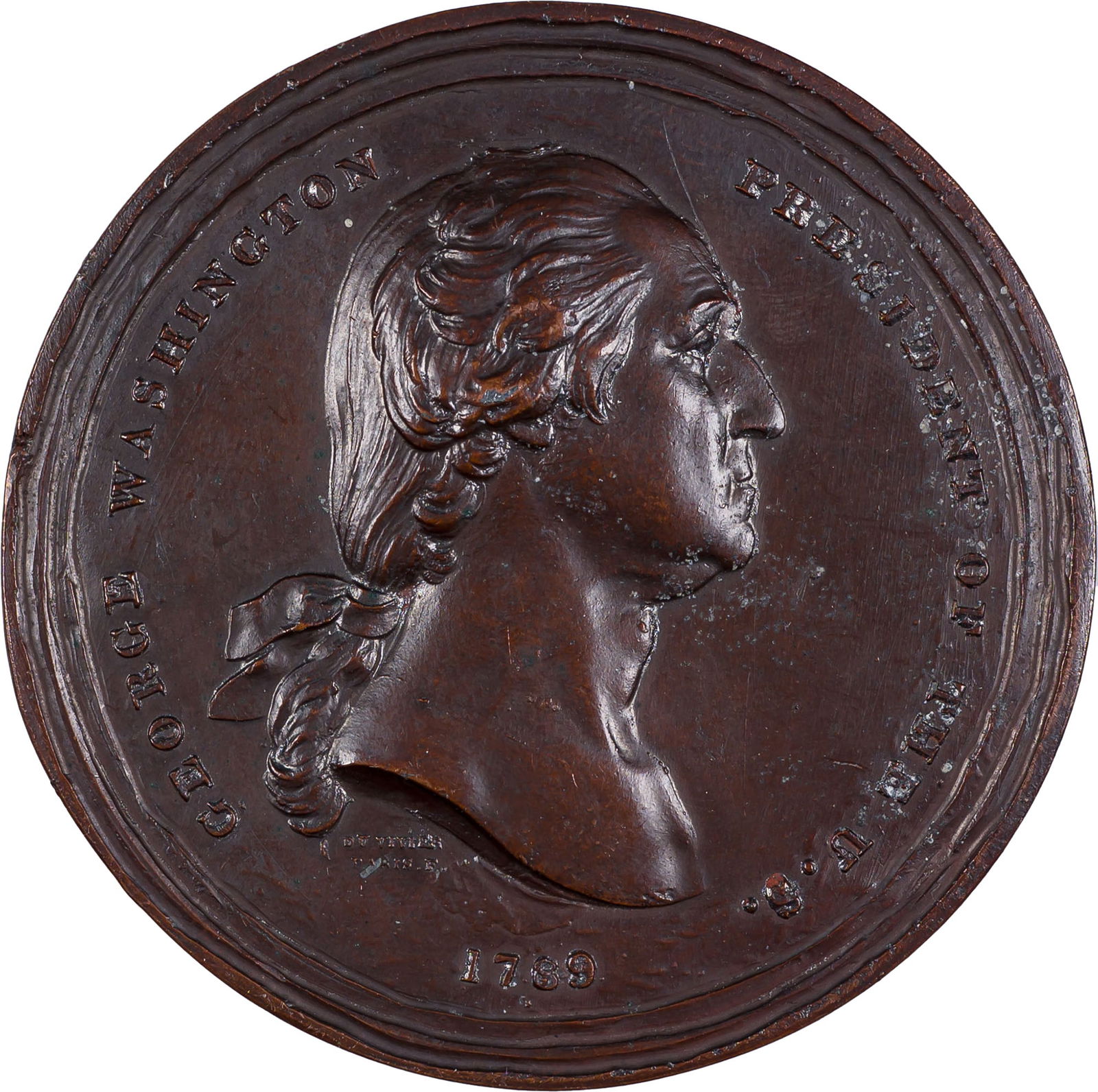 Electrotype 1789 Washington Mint Medal (1 of 2)