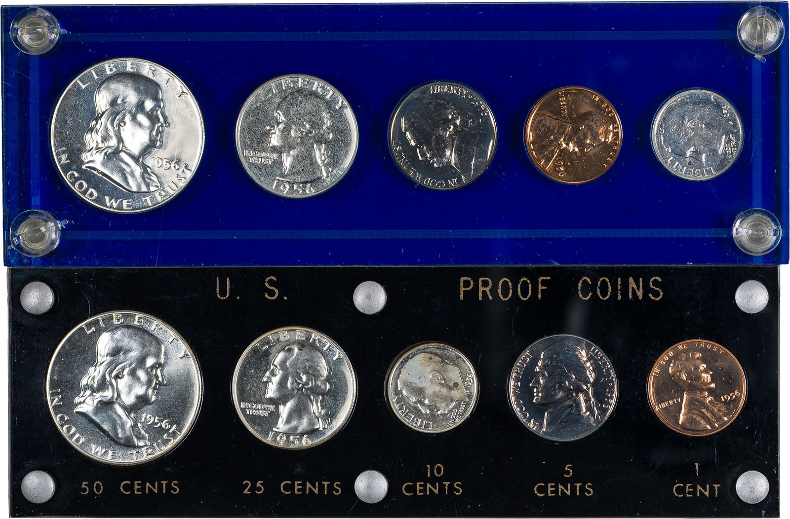 Gem 1956 Proof Set Pair (1 of 2)