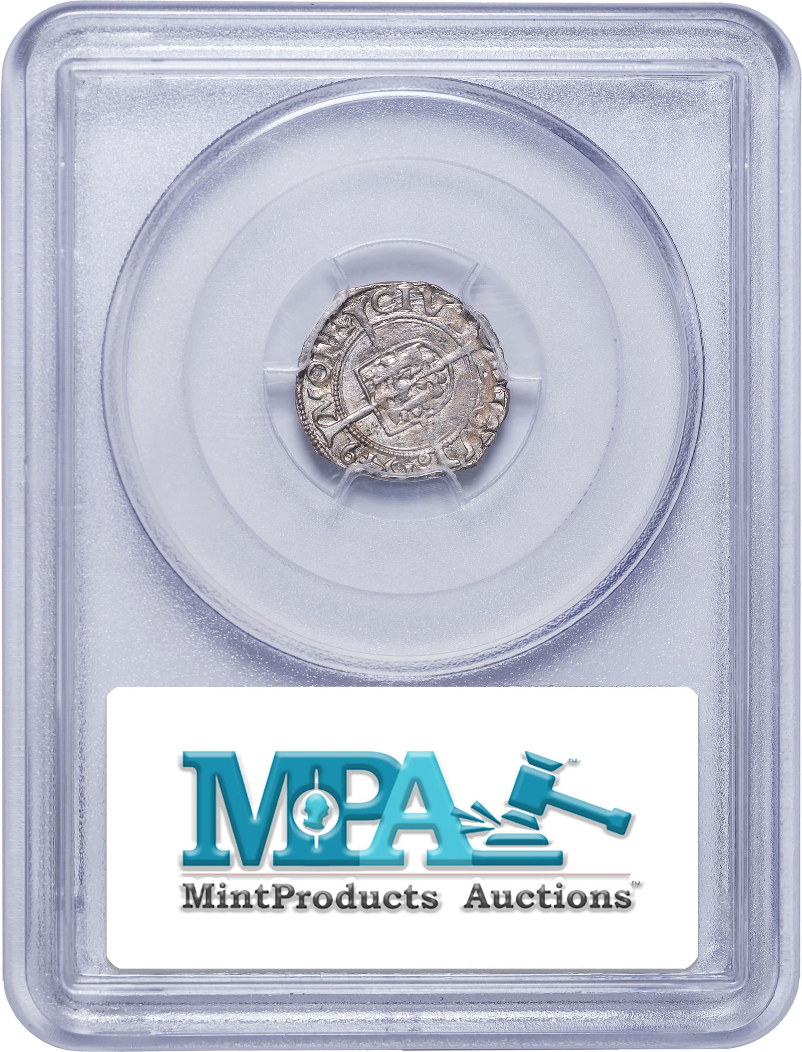 France. Besancon. PCGS MS-62 1549 Silver Half Carolus - 2