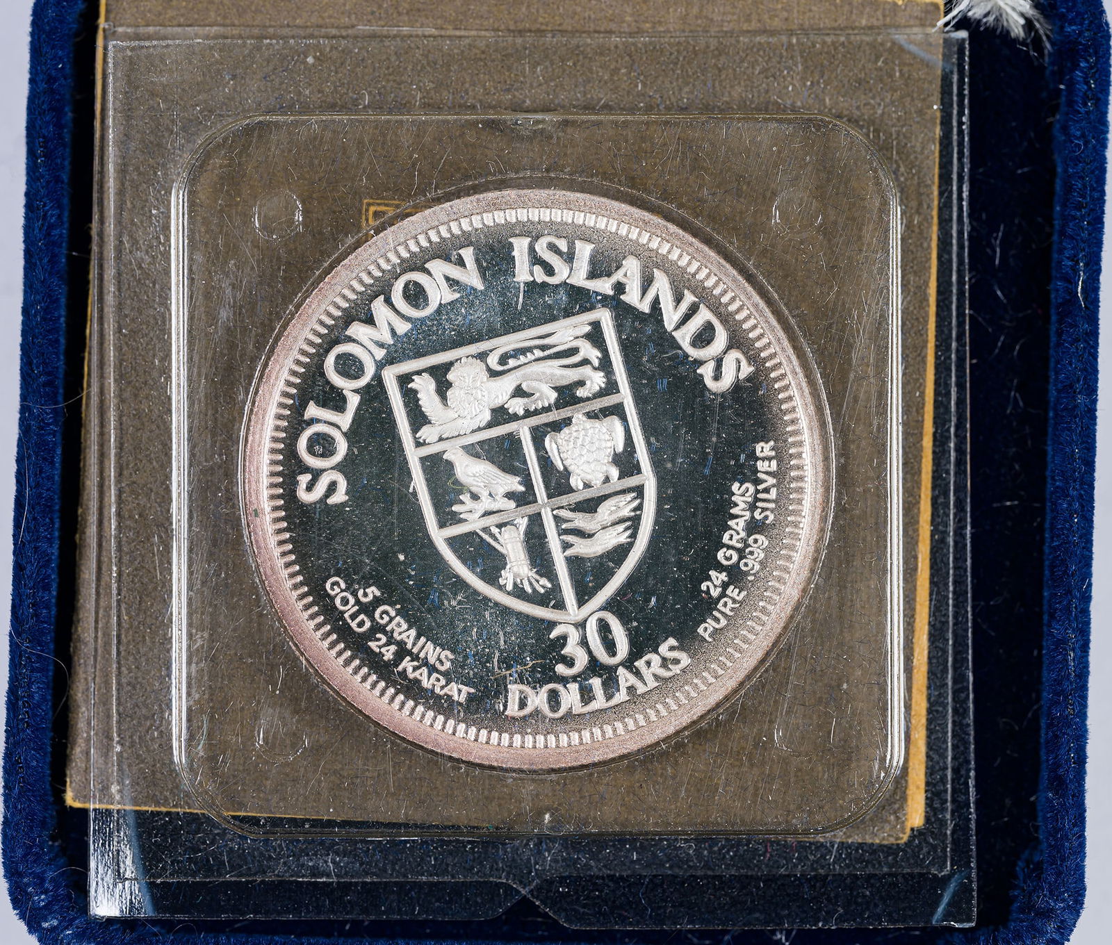 Solomon Islands. Gem As Struck 1975 $3 - 2