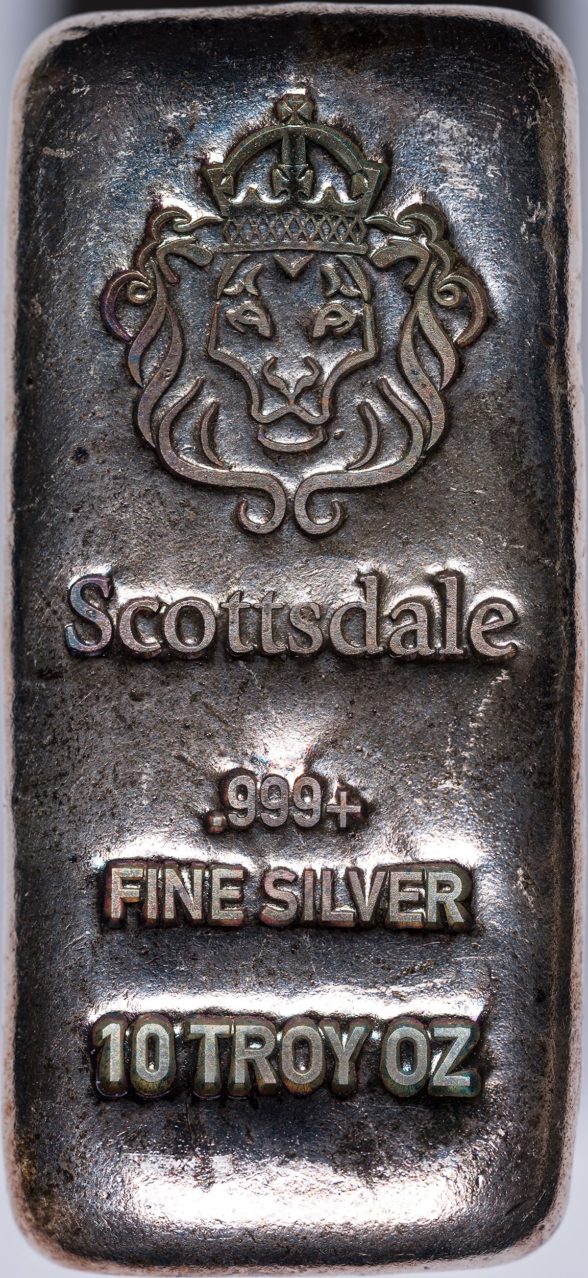 10 Ounce Scottsdale Mint Silver Bar (1 of 2)