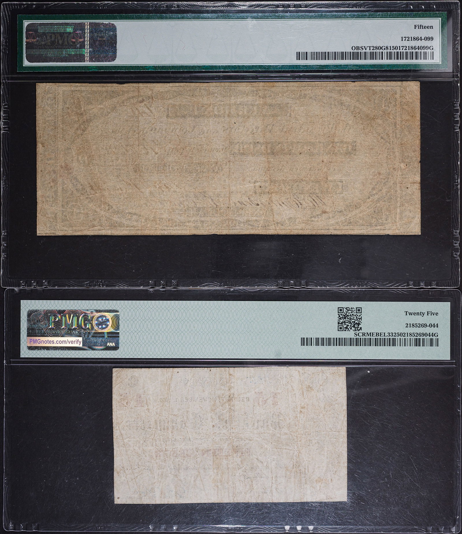 Two PMG-Certified Obsolete Notes - 2