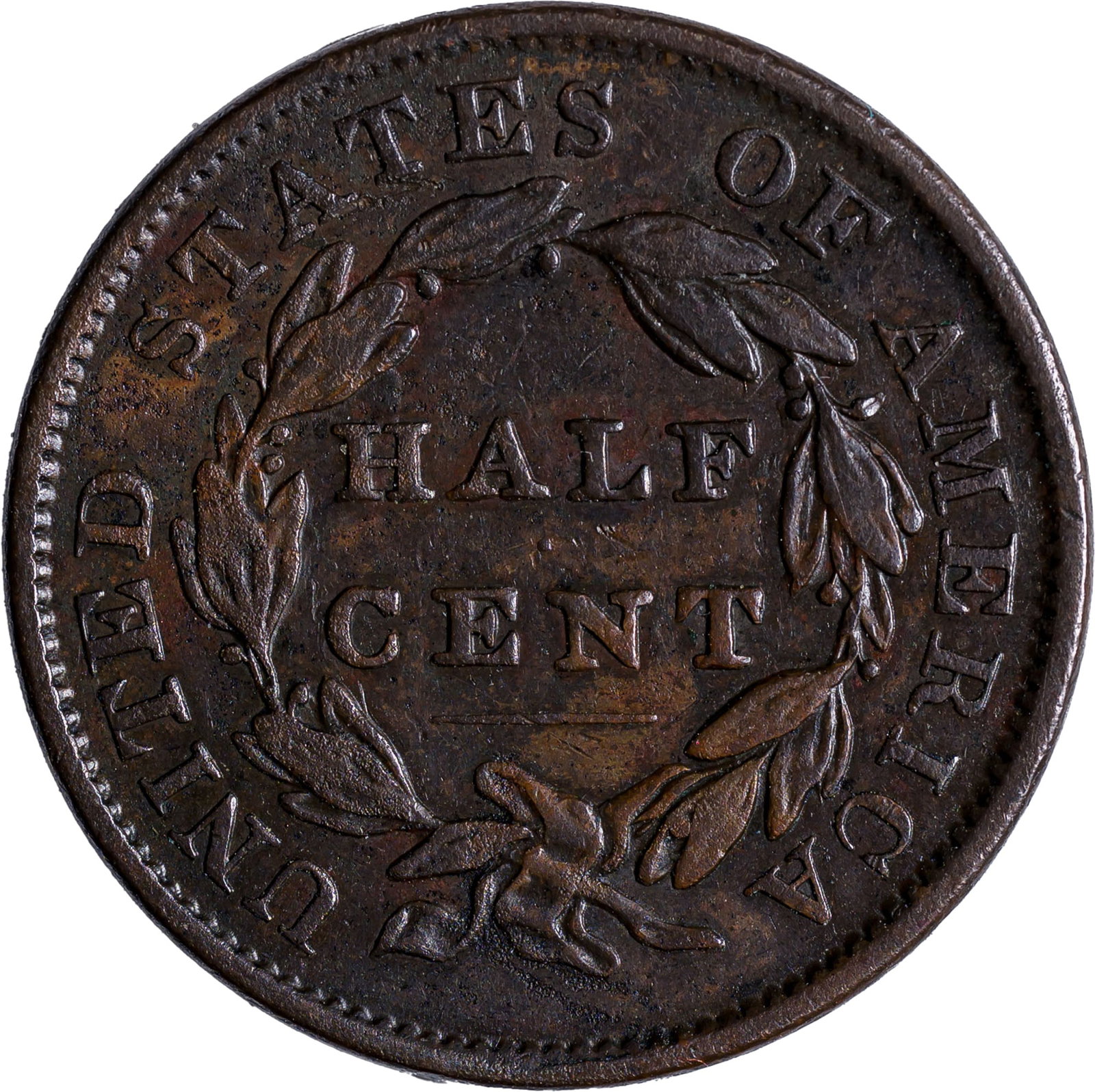 EF 1835 Half Cent - 2