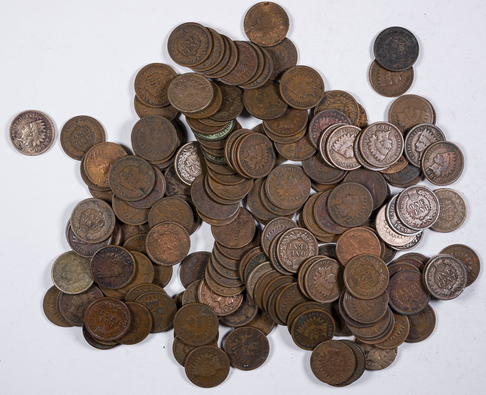 Hoard of Average Circulated Indian Cents (1 of 1)
