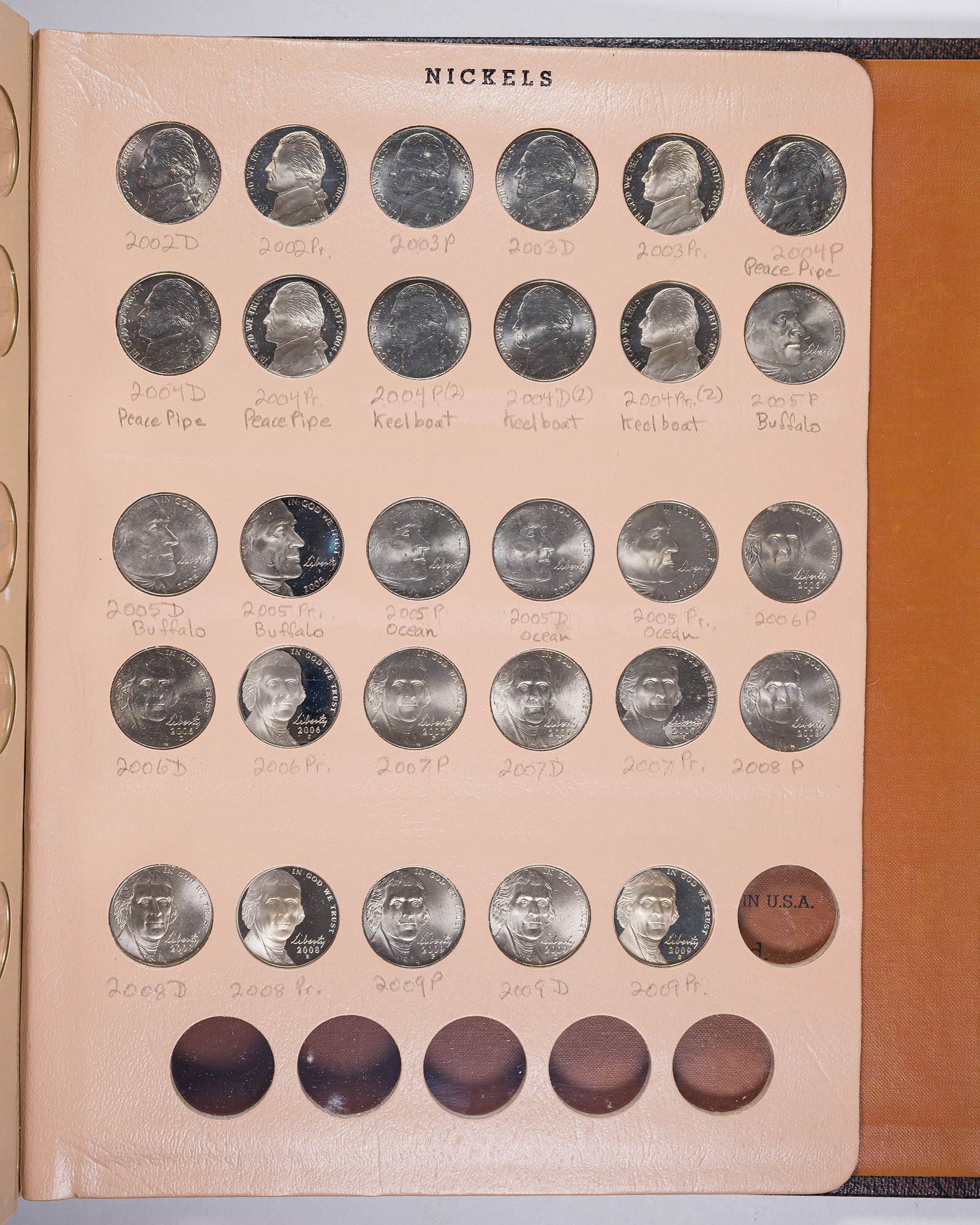 Unc and Proof Jefferson Nickel Set - 2