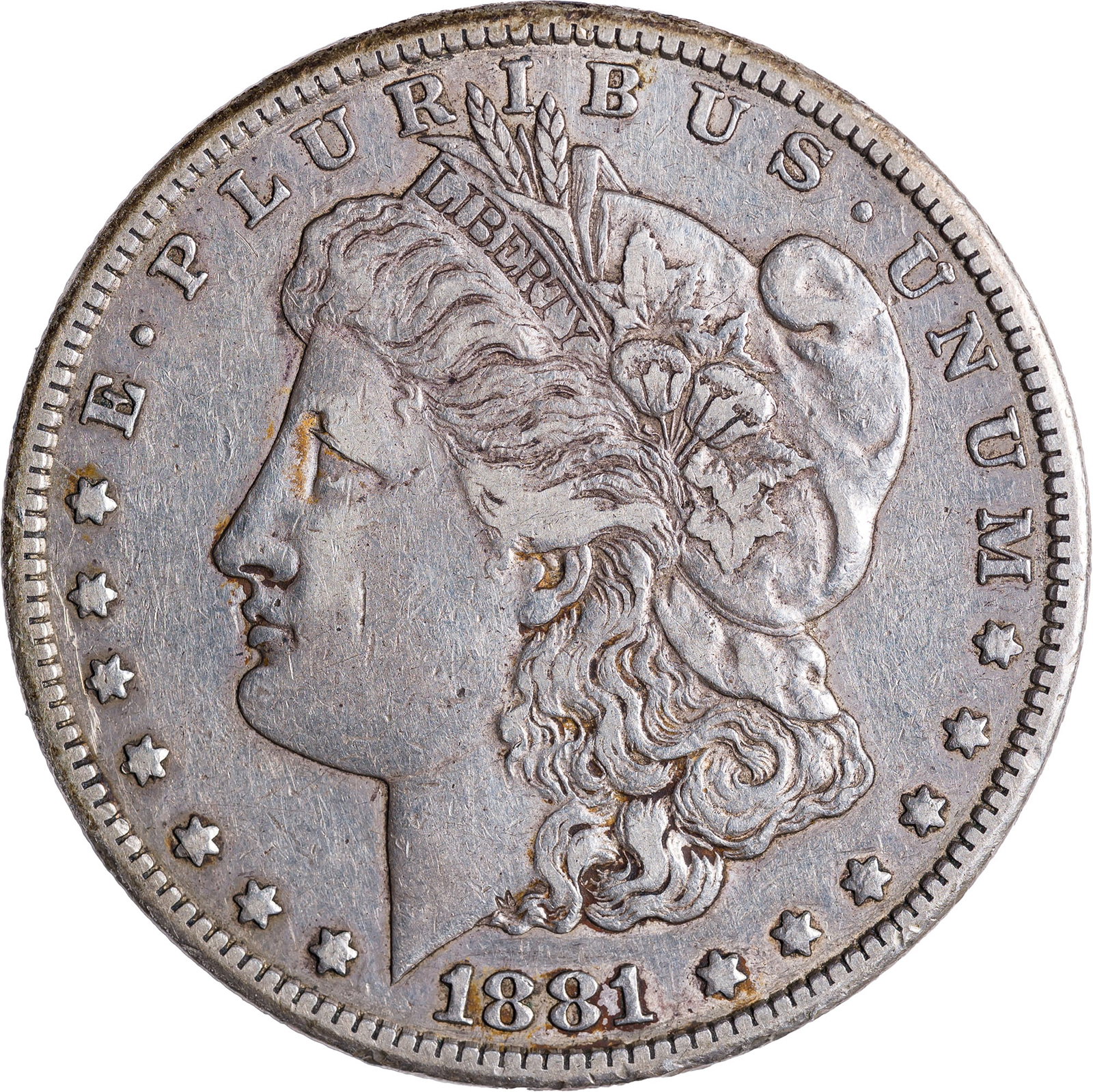 EF-40 1881-CC Morgan Dollar (1 of 2)
