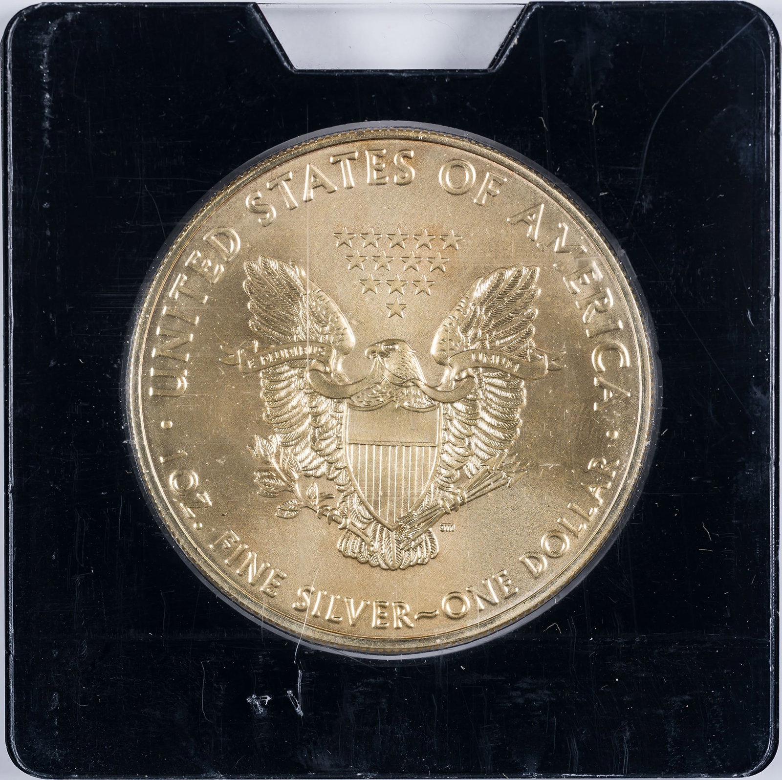 Enameled Space Scene 2019 American Eagle Dollar - 3