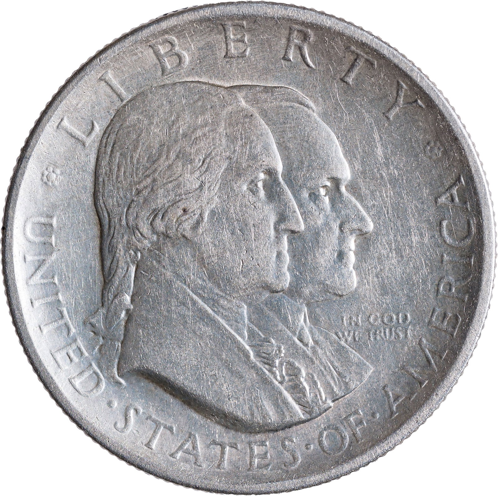 AU 1926 Sesquicentennial Half Dollar: Brilliant and lustrous with a hint of pale champagne-gold toning.