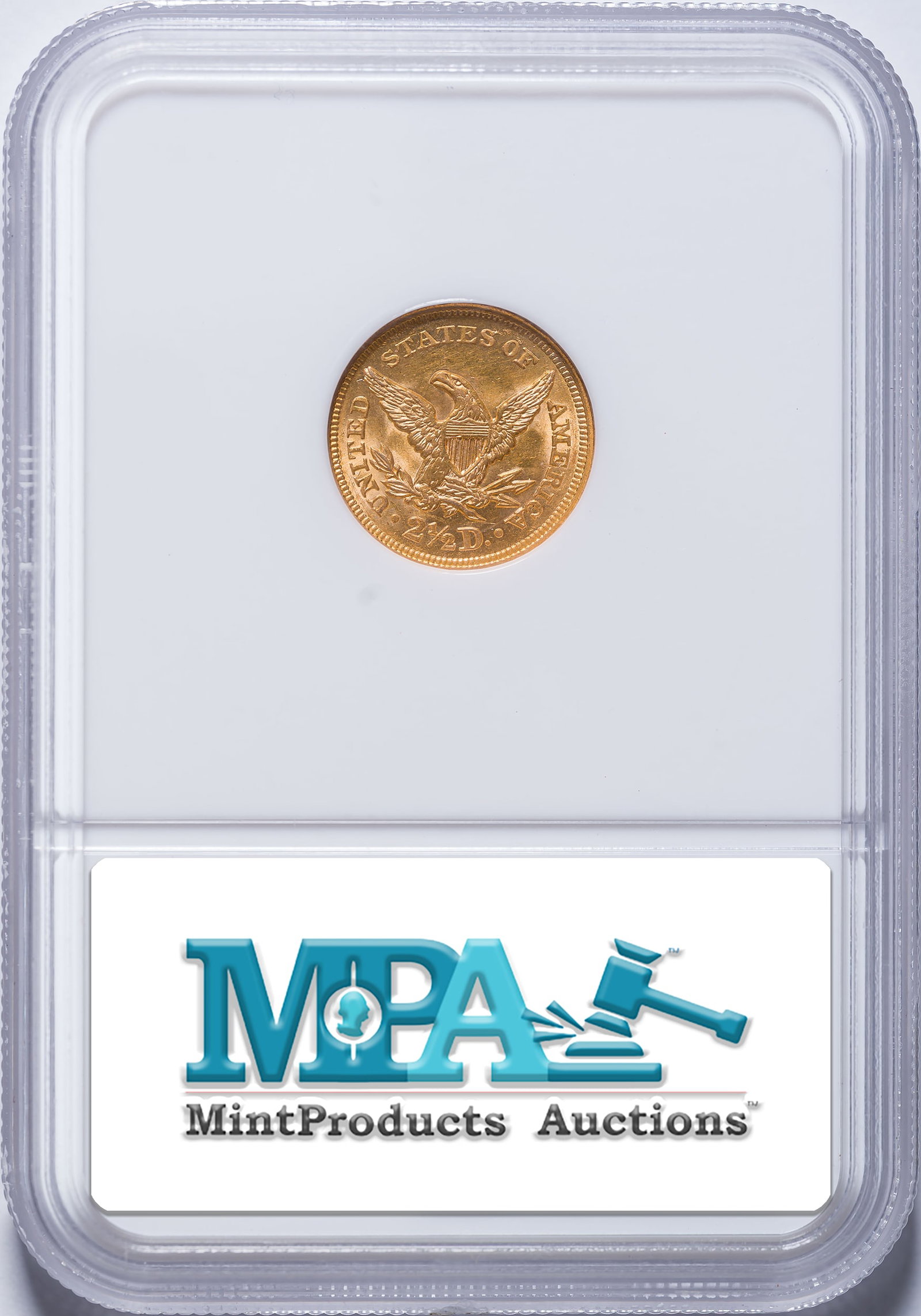 NGC MS-62 1856 $2.50 Liberty Gold - 2