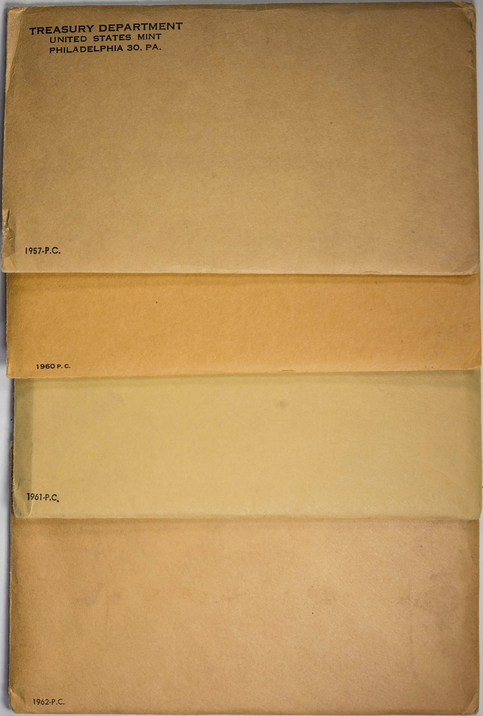 4 Different 1957-62 Sealed Proof Sets (1 of 1)