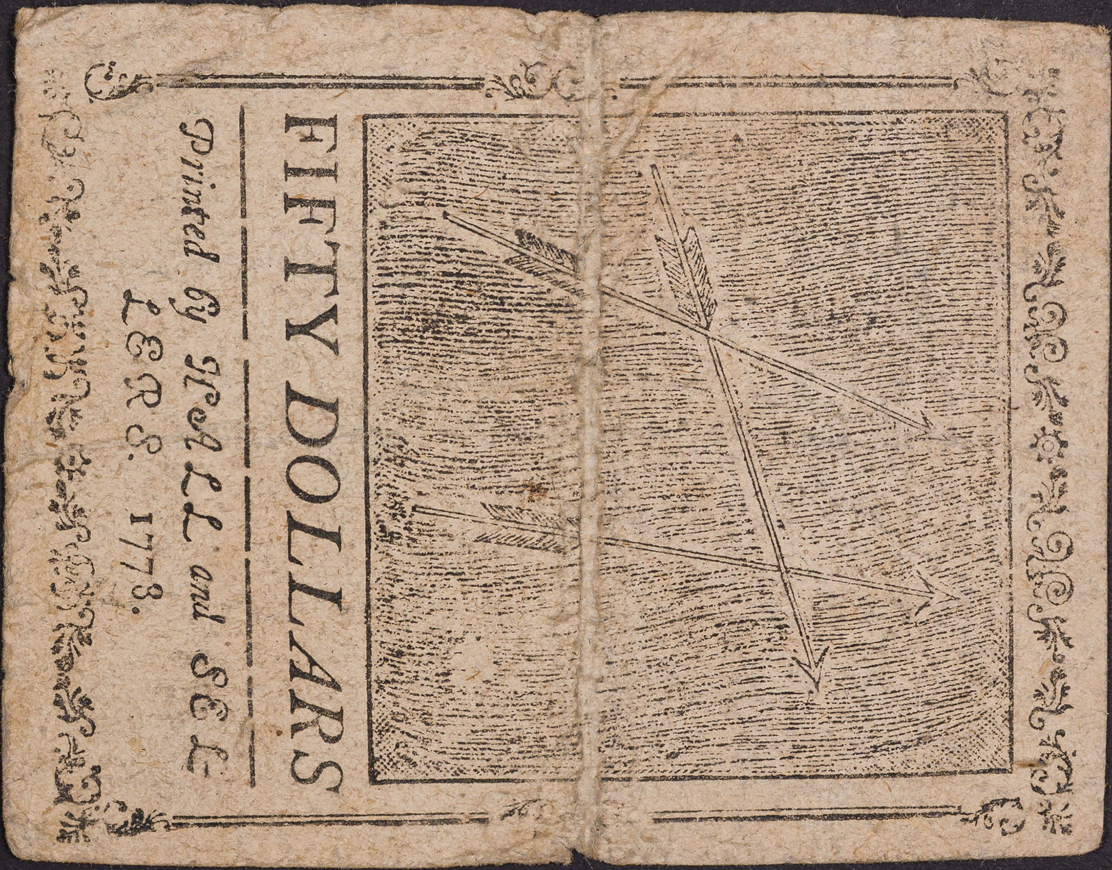 VF 1778 $50 Continental Currency - 2