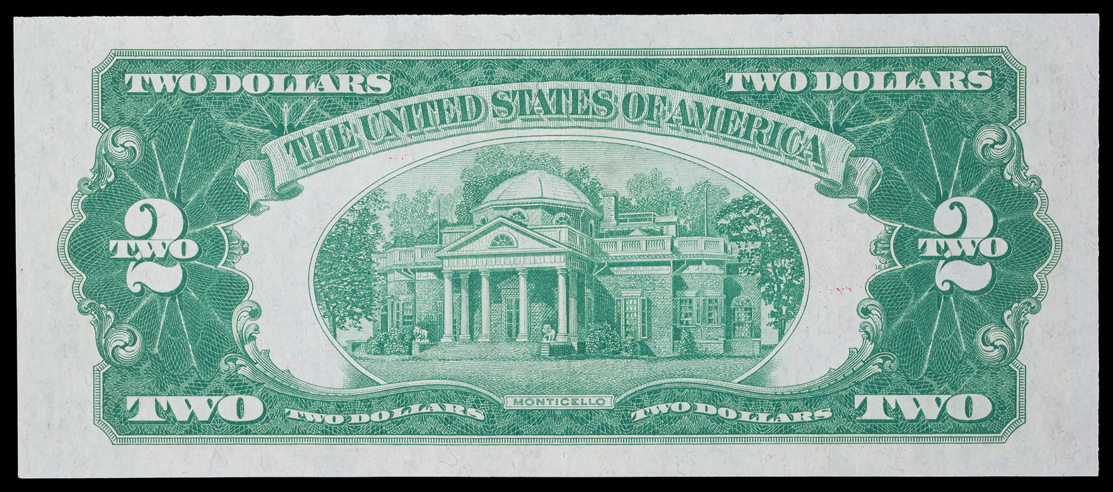 Crisp AU 1928 Red Seal U.S. Note $2 - 2
