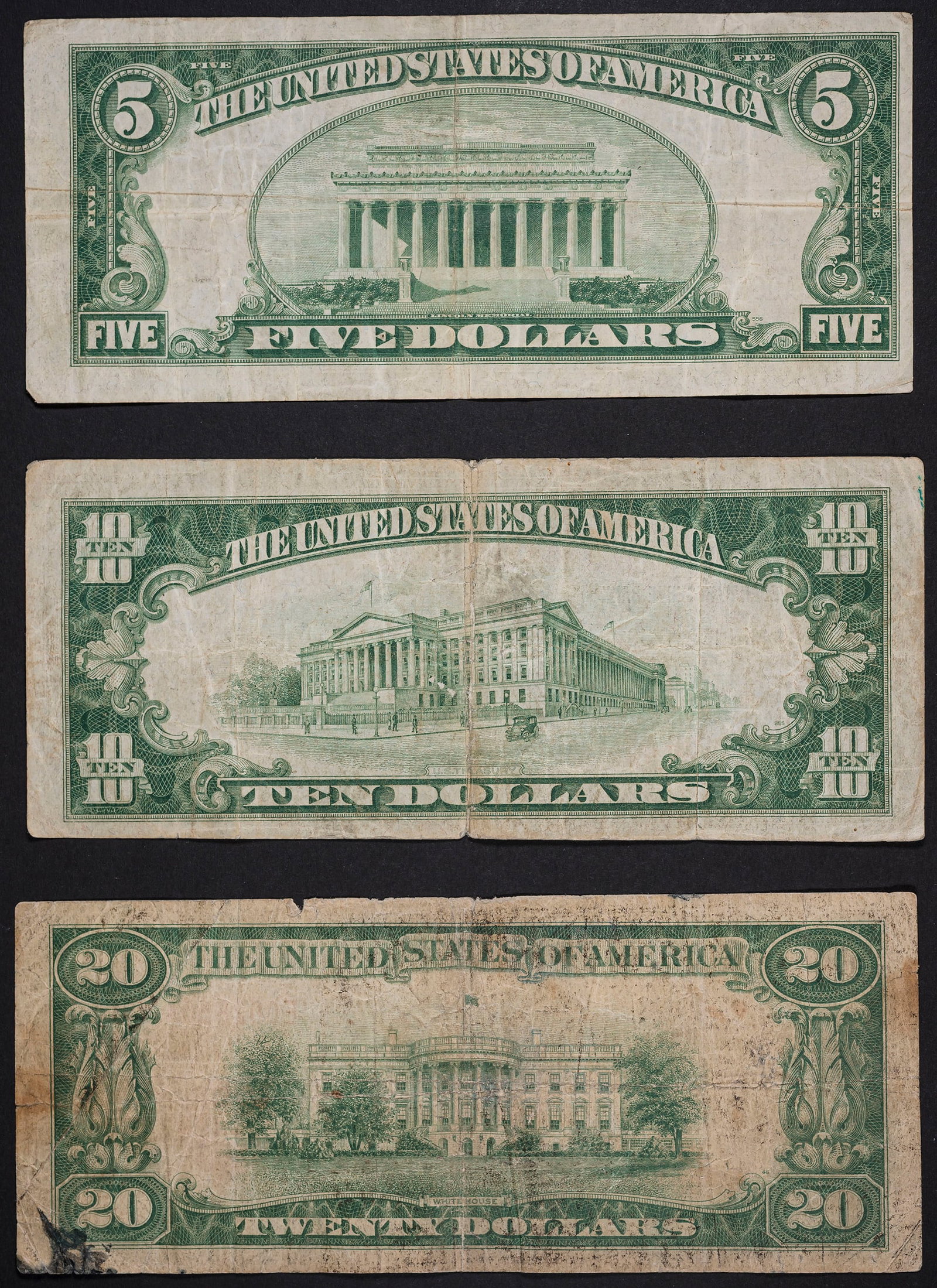 VG to VF National Currency Denomination Trio - 2