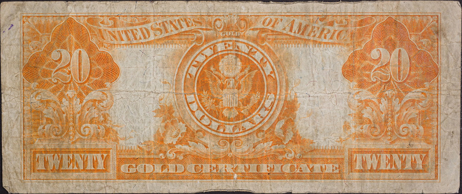 VF 1922 $20 Gold Note - 2