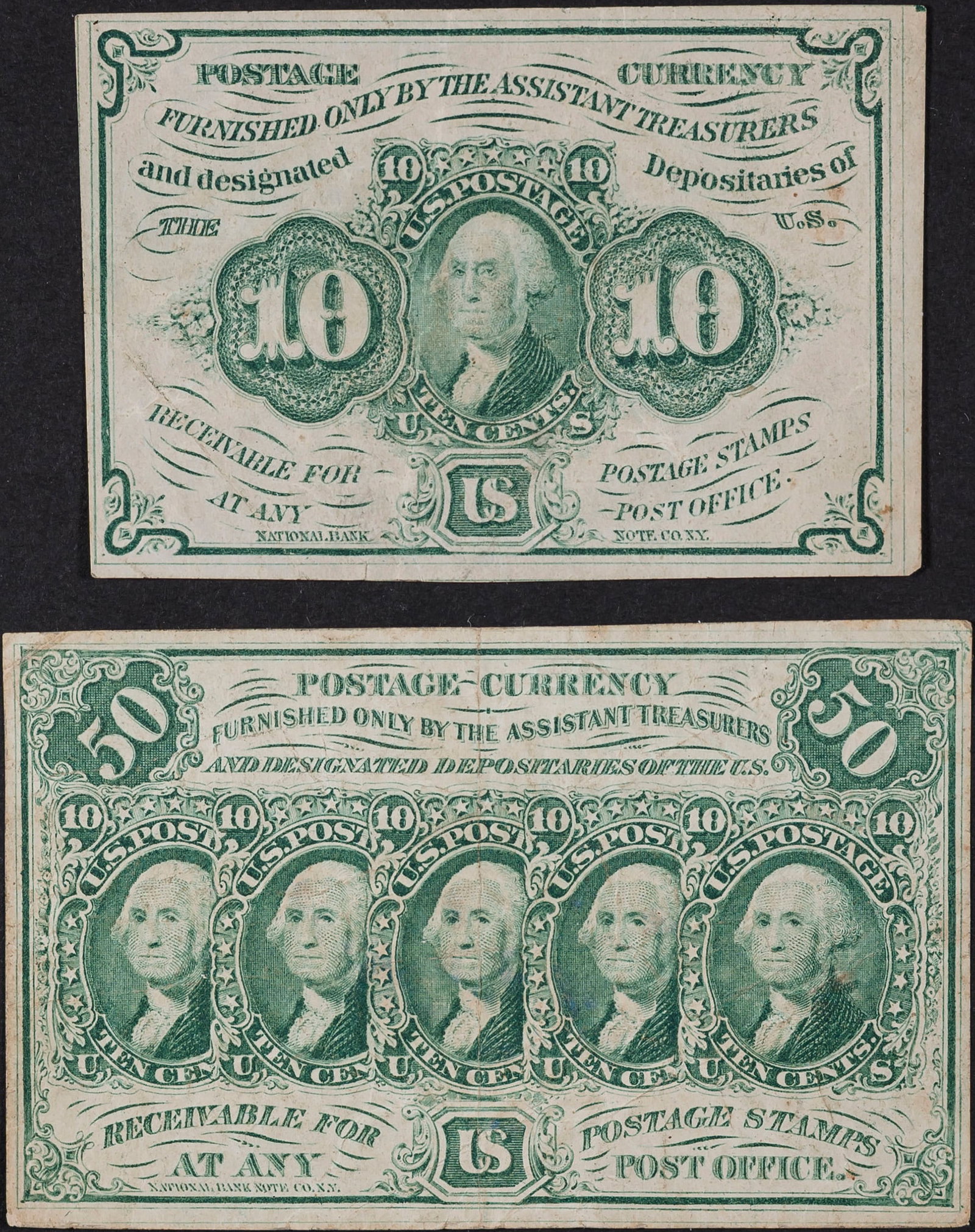 VF to EF Postage Currency Pair (1 of 2)