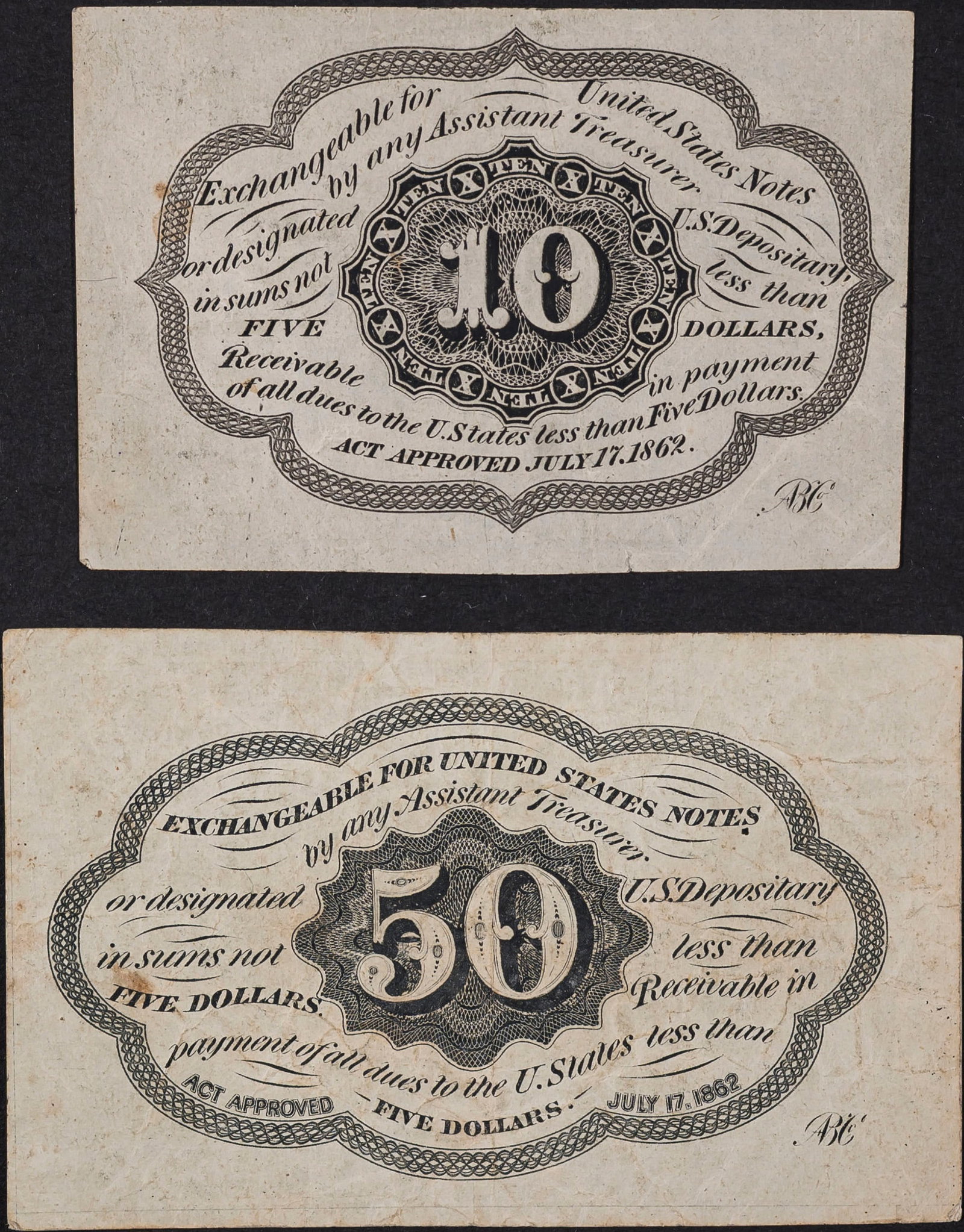 VF to EF Postage Currency Pair - 2