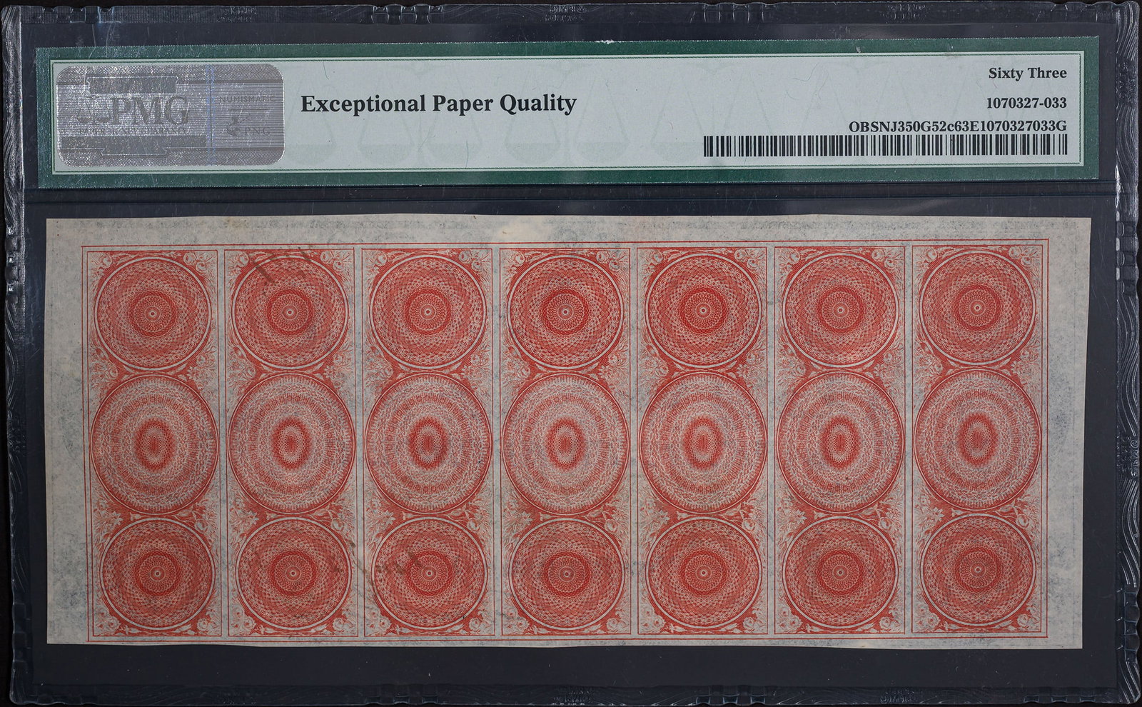New Jersey. PMG Choice 63 EPQ $5 Note - 2