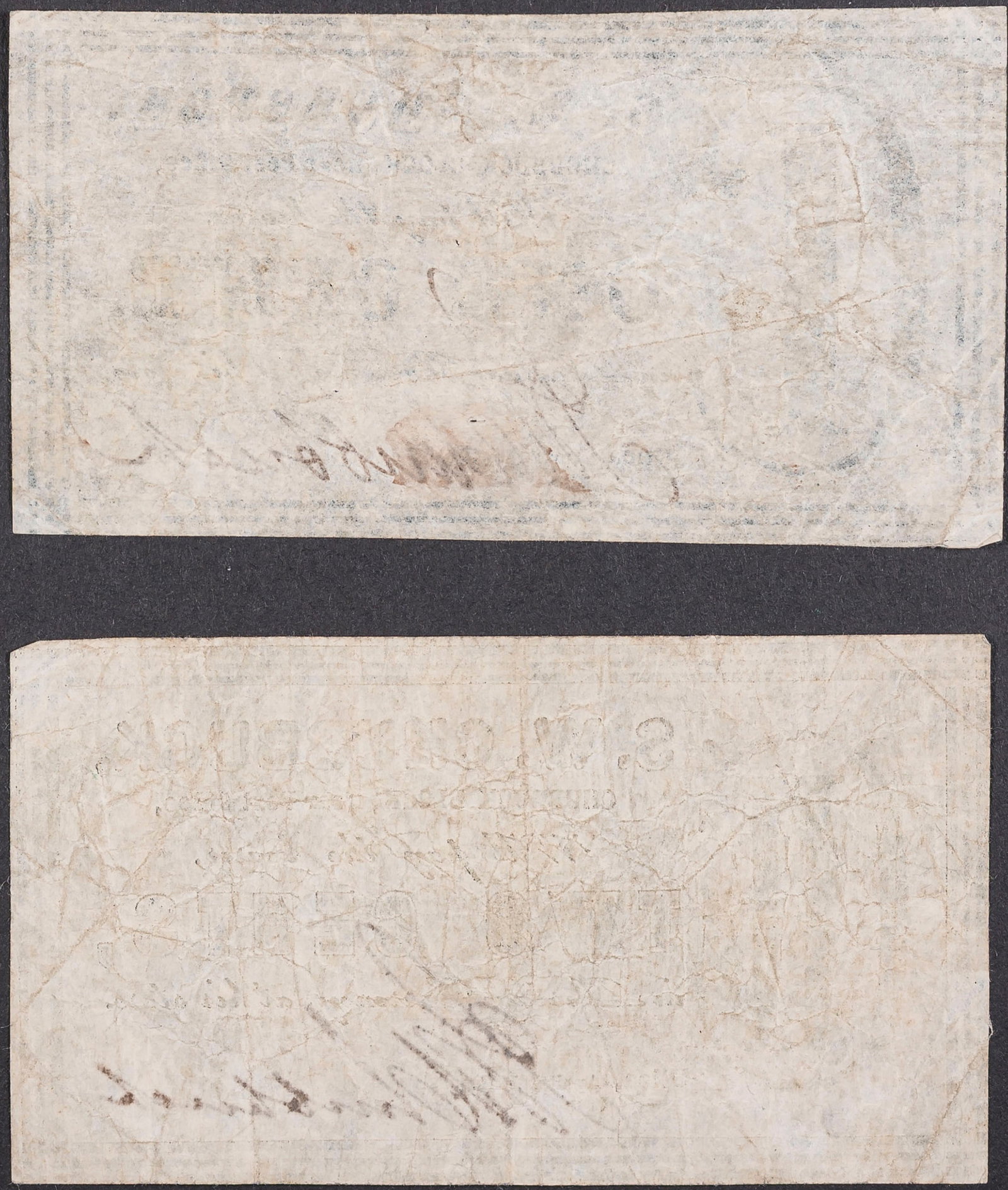 Utica NY Civil War Scrip Duo - 2
