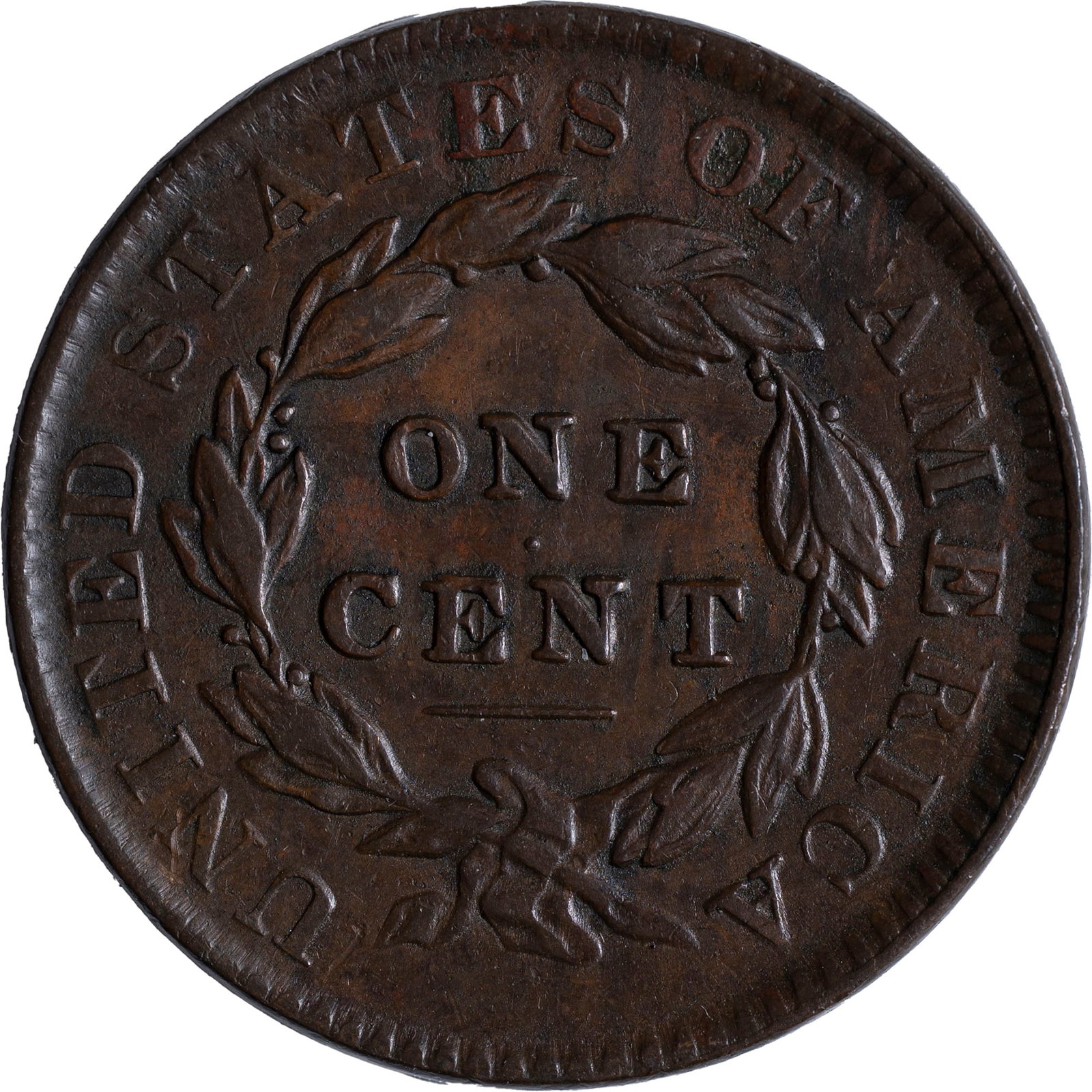 Scarce AU-50 1835 Large Cent - 2