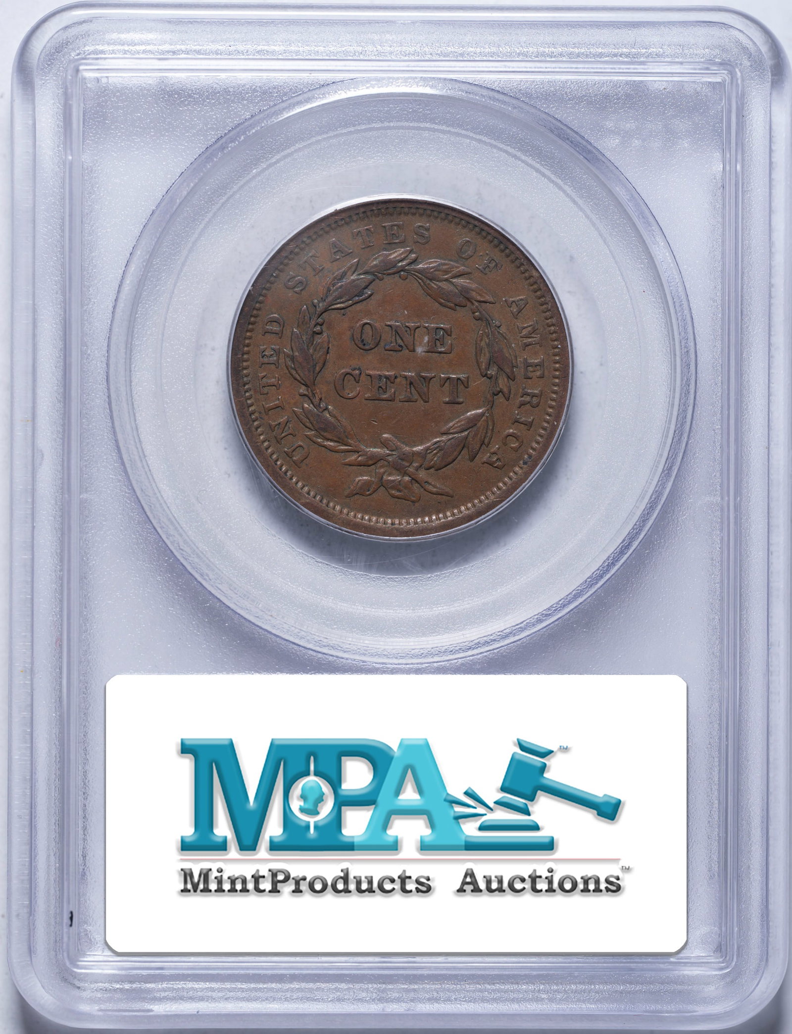PCGS EF-45 1842 Small Date Large Cent - 2