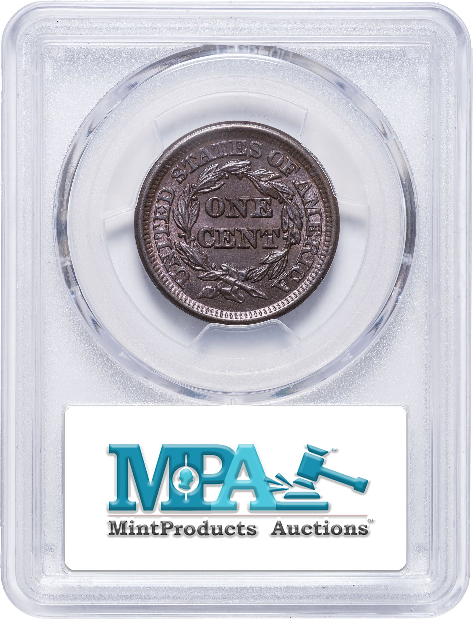 PCGS MS-64 BN CAC 1846 Large Cent - 2
