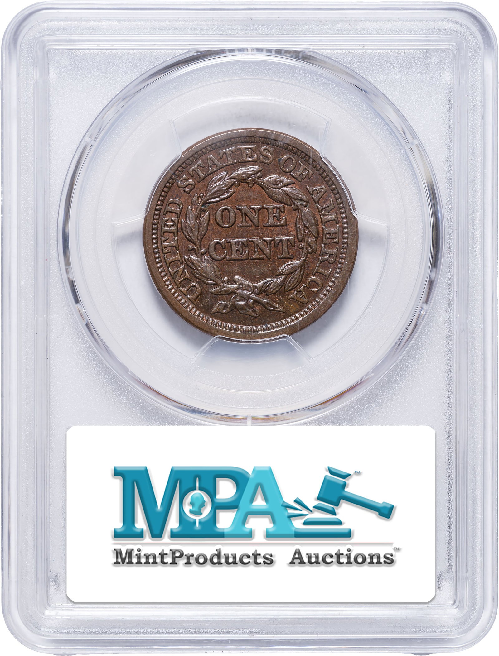 PCGS MS-63 BN 1848 Large Cent - 2