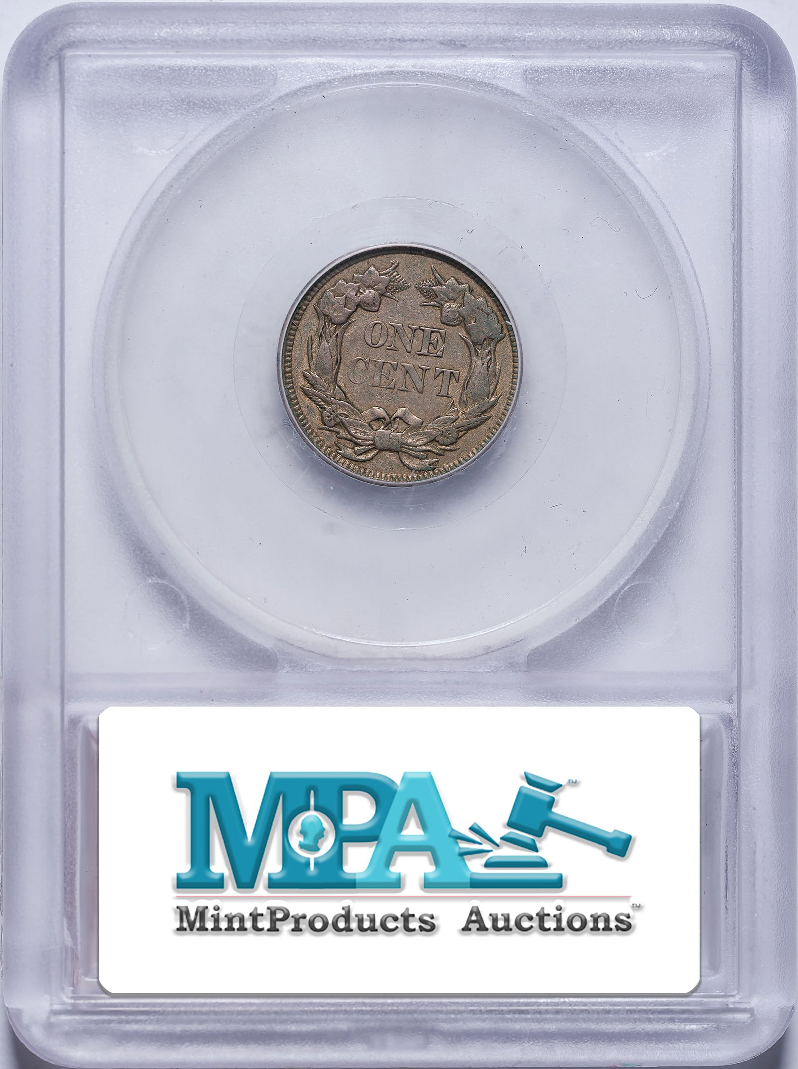 SEGS AU-53 1857 Flying Eagle Cent - 2
