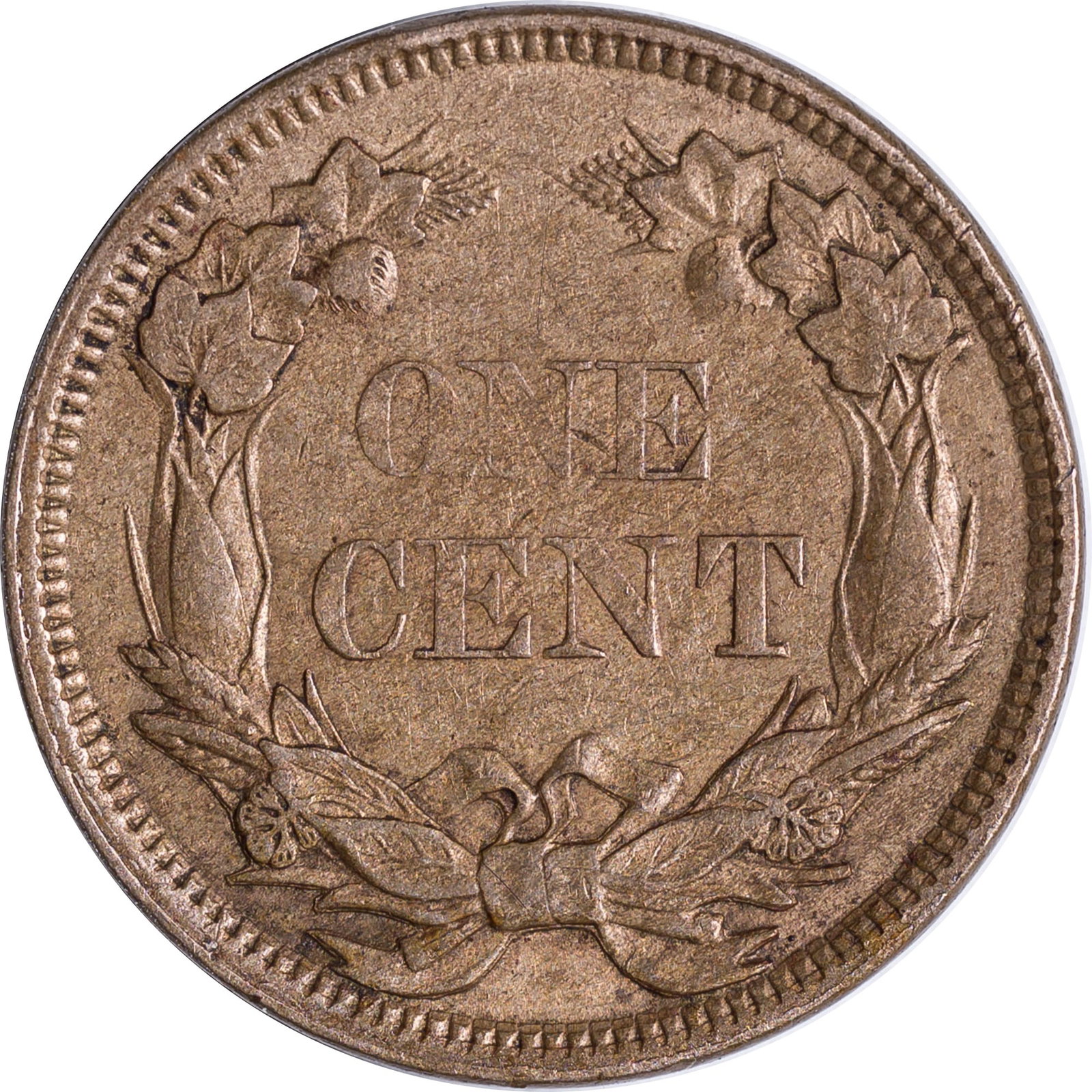 EF-40 1858 Small Letters Flying Eagle Cent - 2