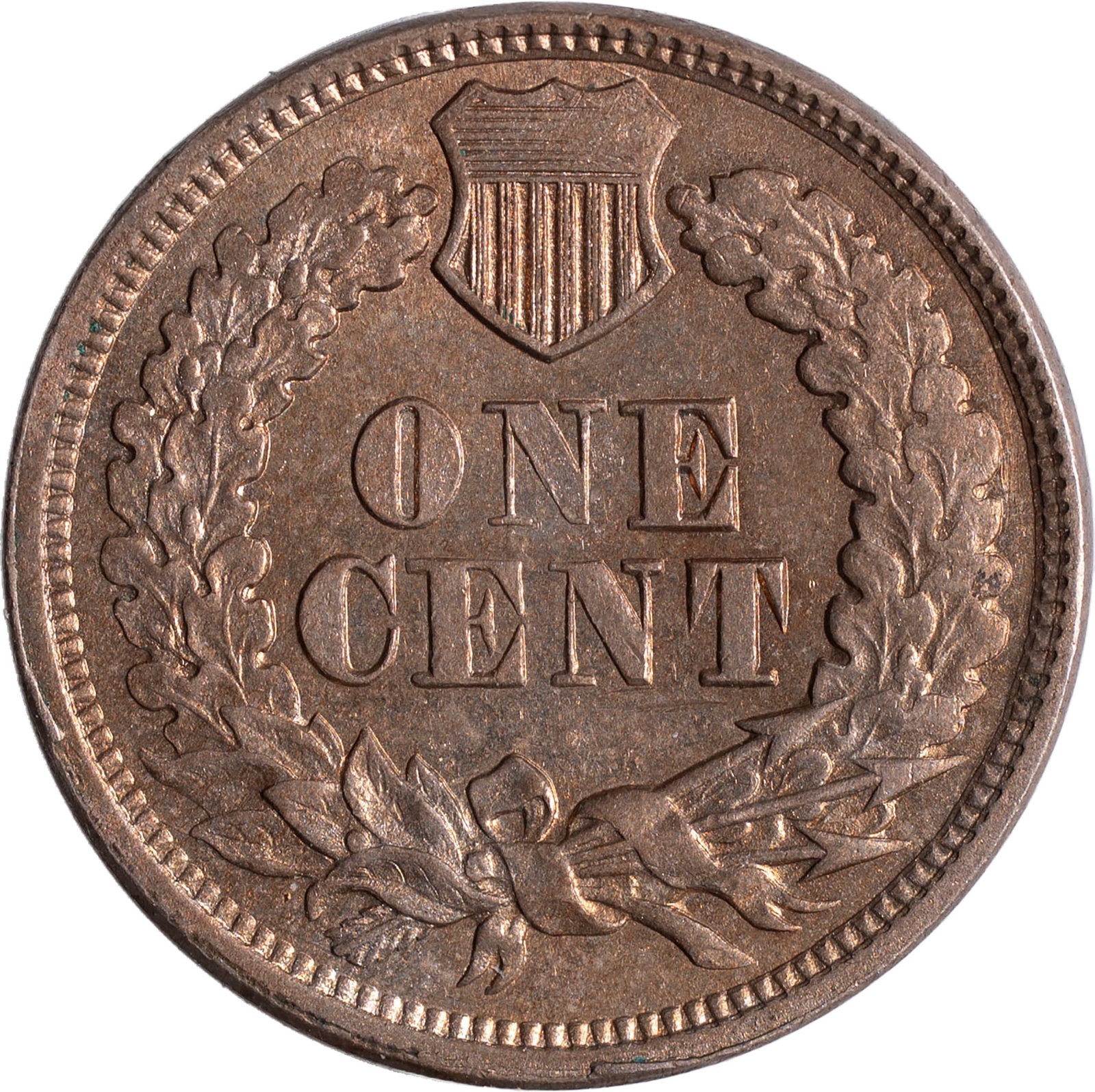 BU-60+ 1862 Indian Cent - 2