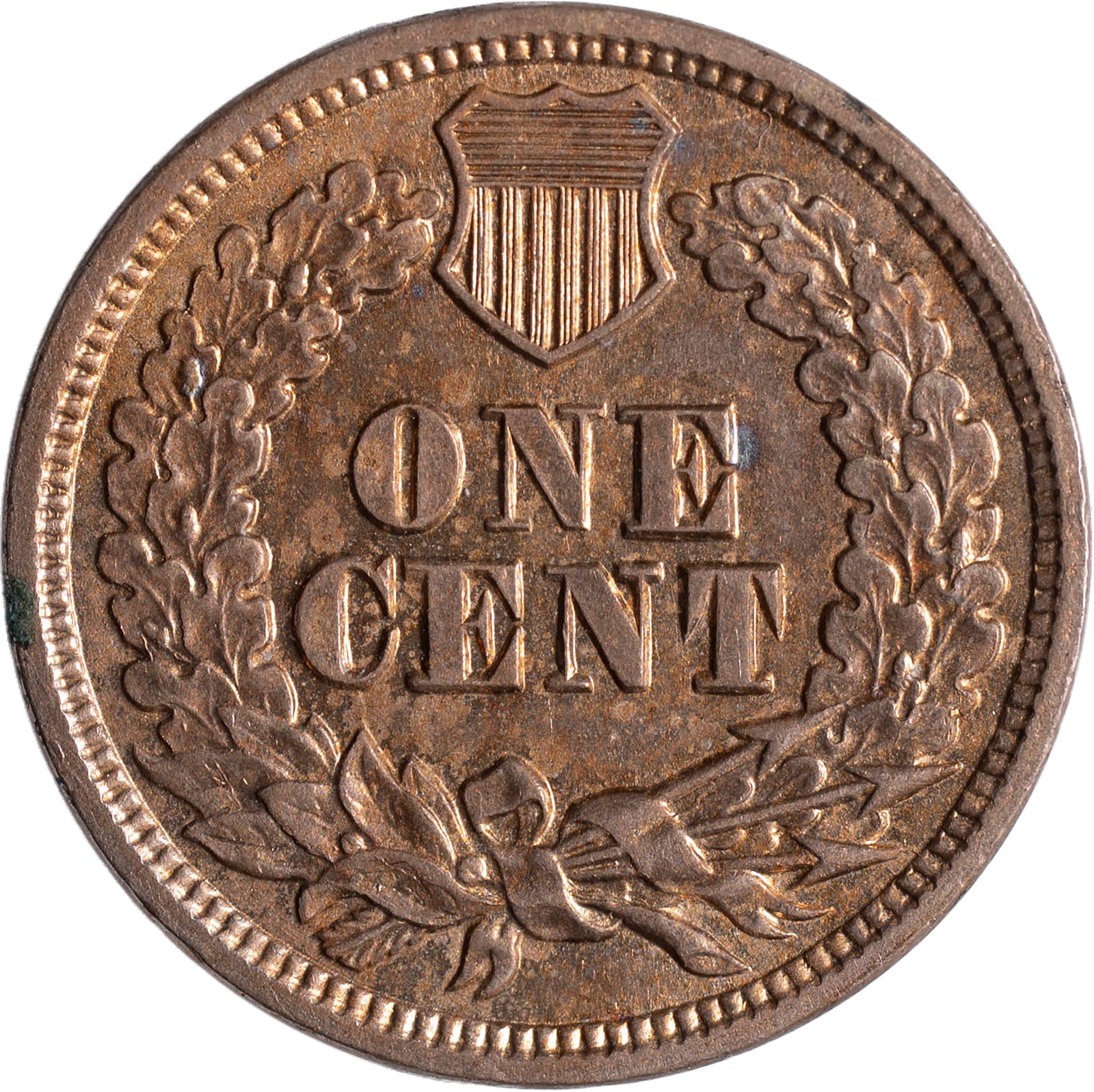 BU-60 1864 CN Indian Cent - 2