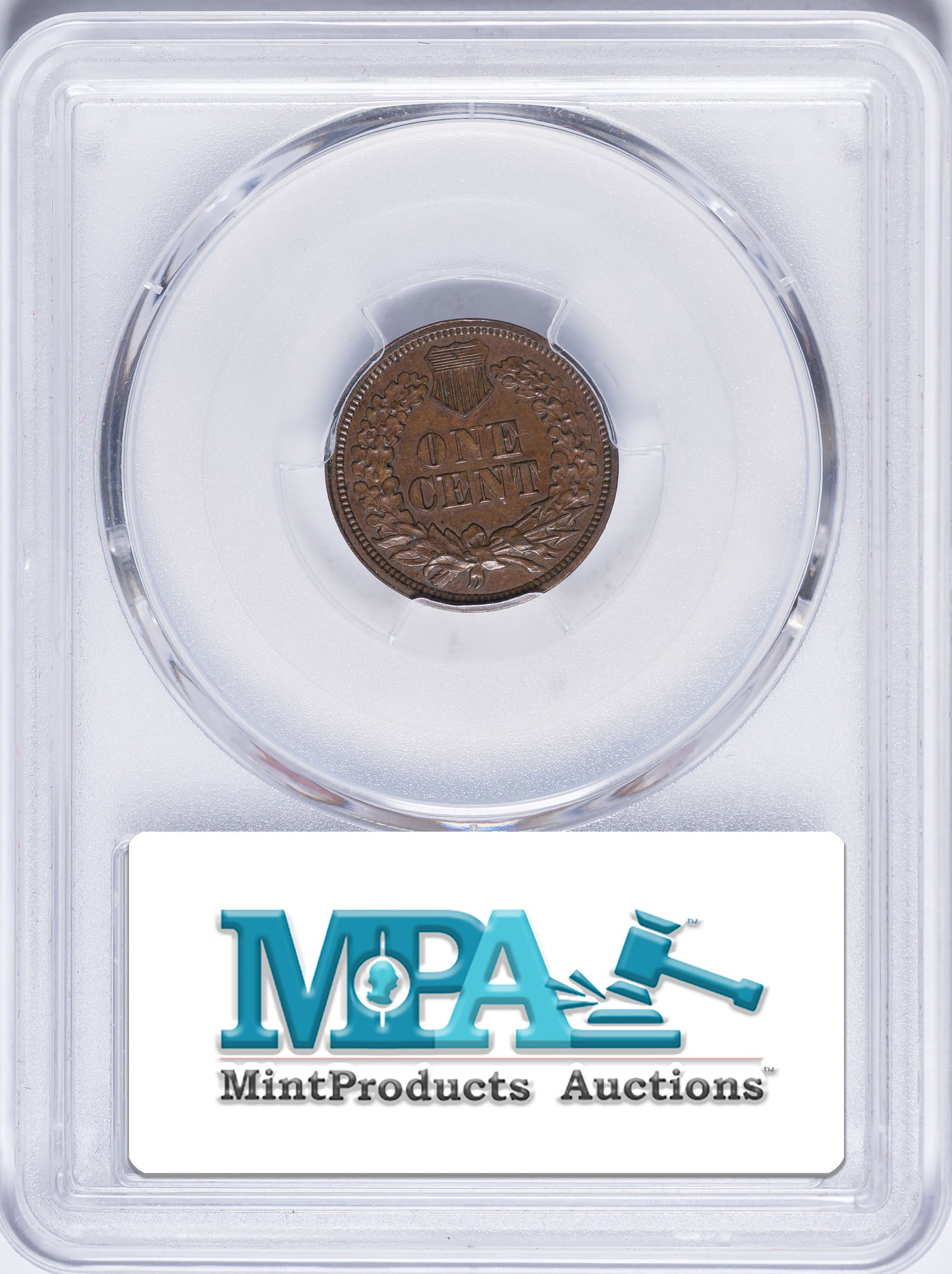 PCGS AU-58 Bronze 1864 Indian Cent - 2