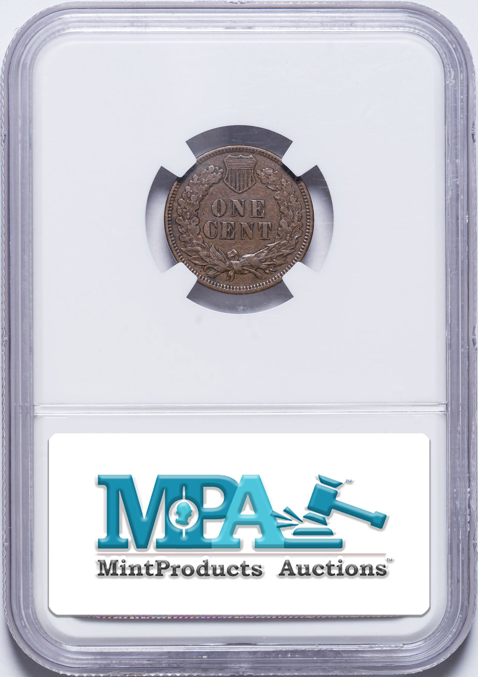 NGC EF-45 1875 Indian Cent - 2