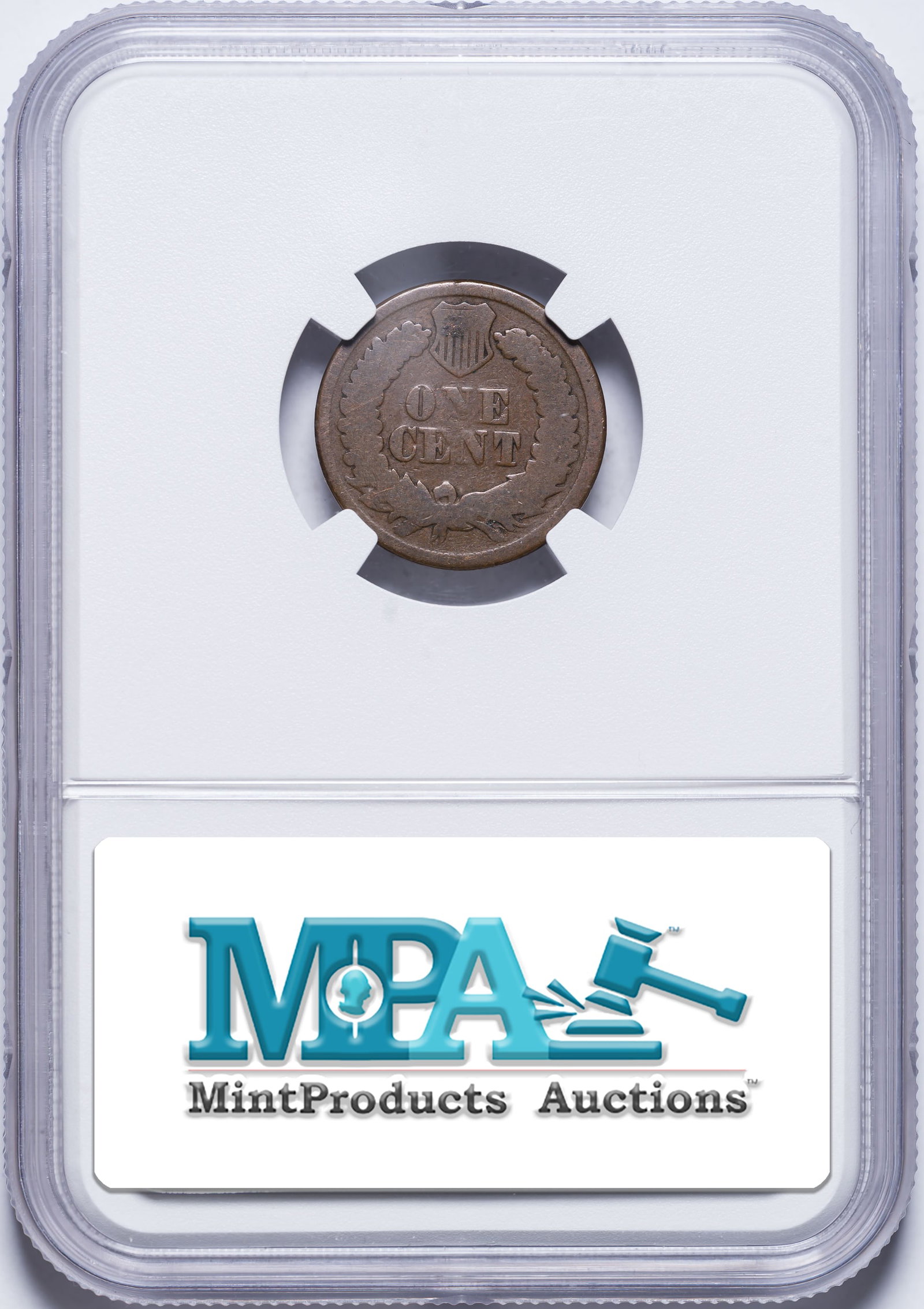NGC AG-3 1877 Indian Cent - 2