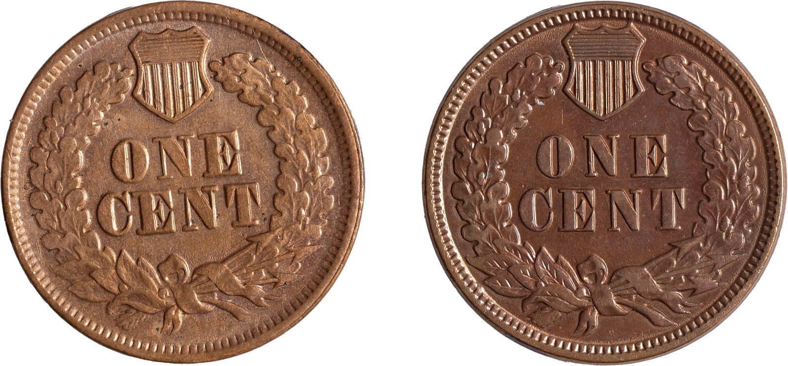 UNC Details Indian Cent Pair - 2