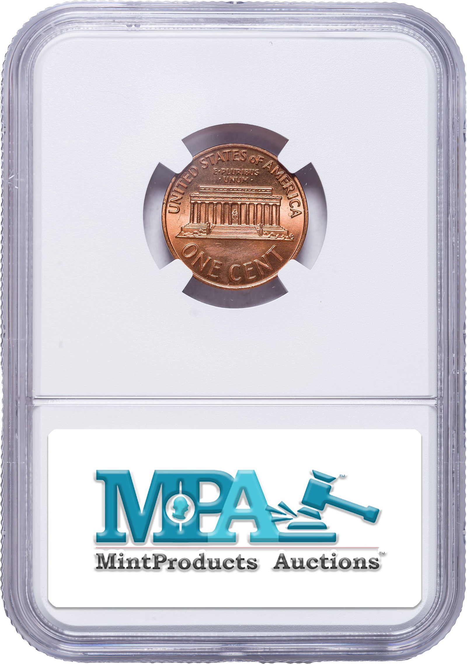 NGC MS-65 RD 1972 Doubled Die Obverse Cent - 2