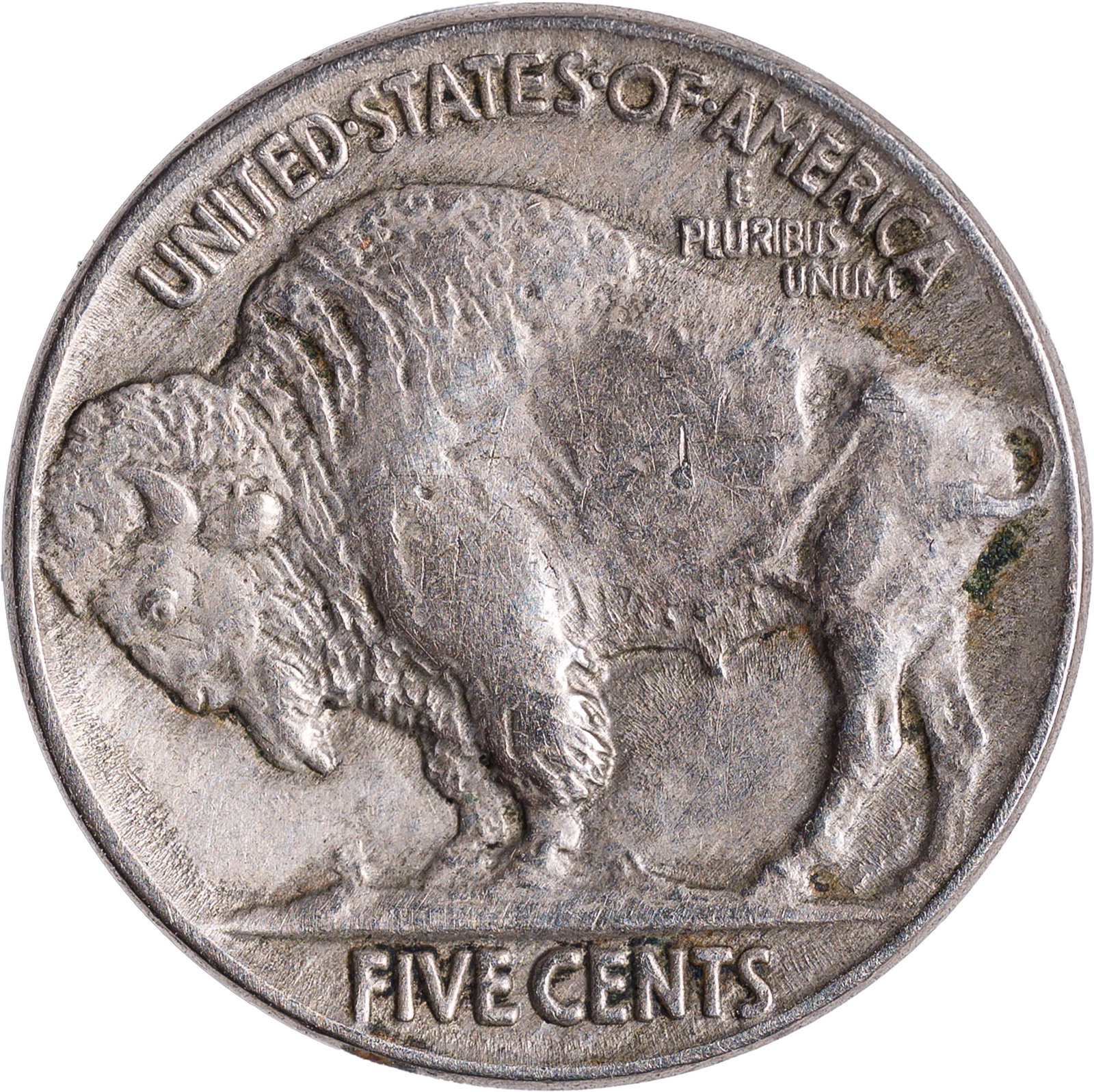 Hobo Nickel. EF 1914 Buffalo Nickel - 2