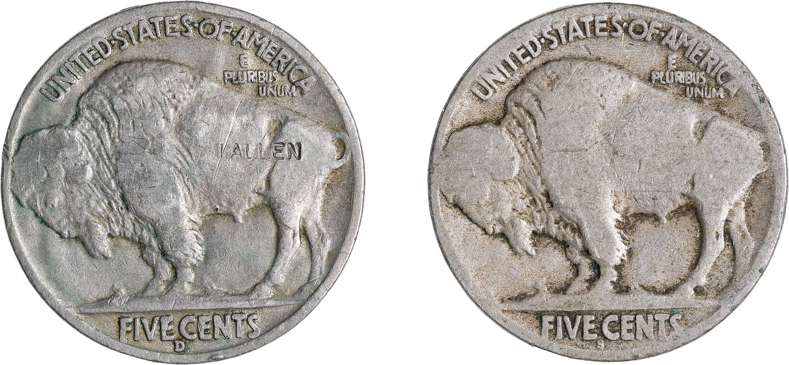 Hobo Buffalo Nickel Pair - 2