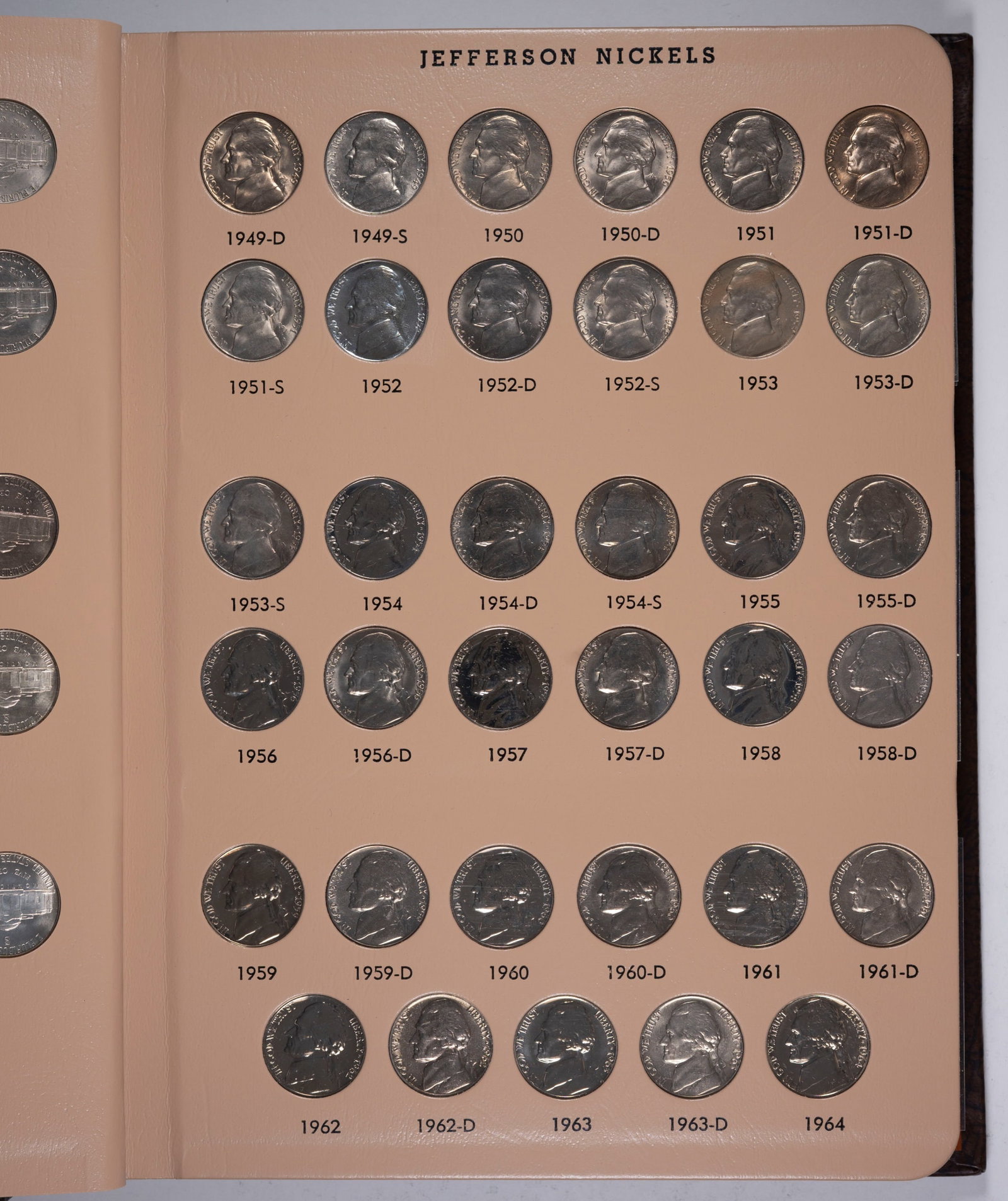 Choice Complete 1938-2005 Jefferson Nickel Set - 2