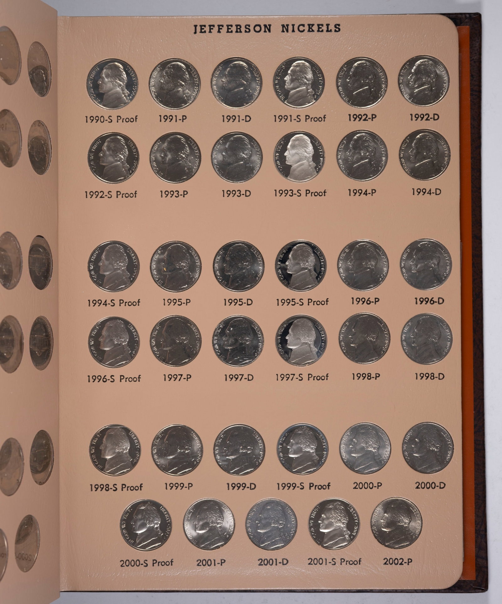 Choice Complete 1938-2005 Jefferson Nickel Set - 5