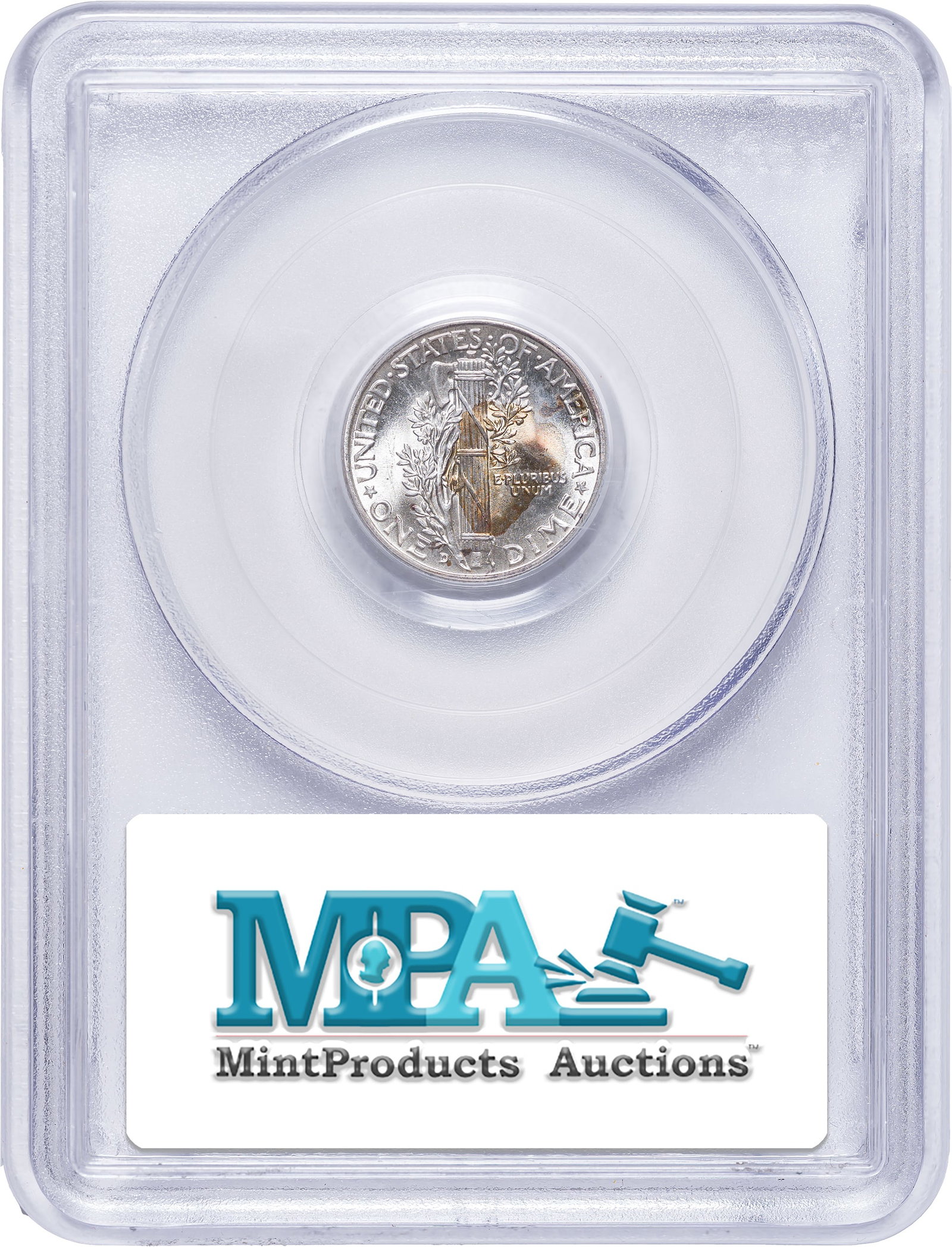 PCGS MS-67 FB 1943-D Mercury Dime - 2