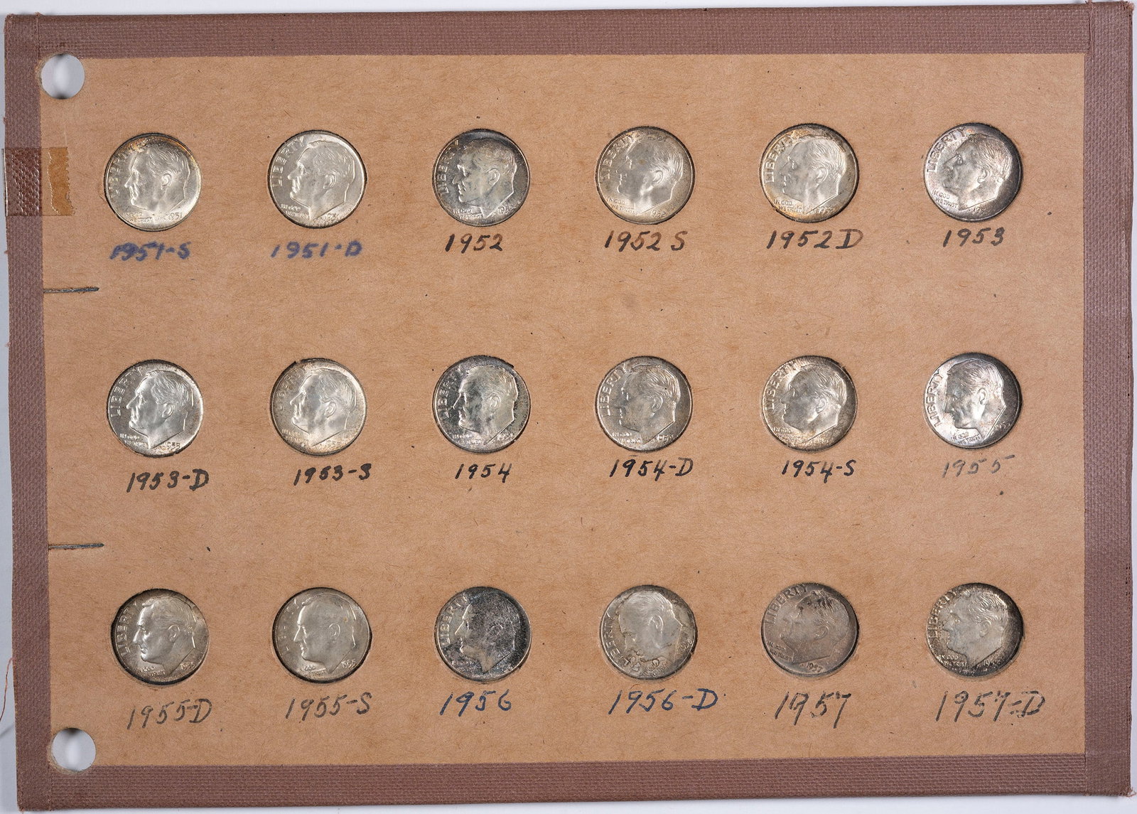 Choice to Gem Roosevelt Dime Set - 3