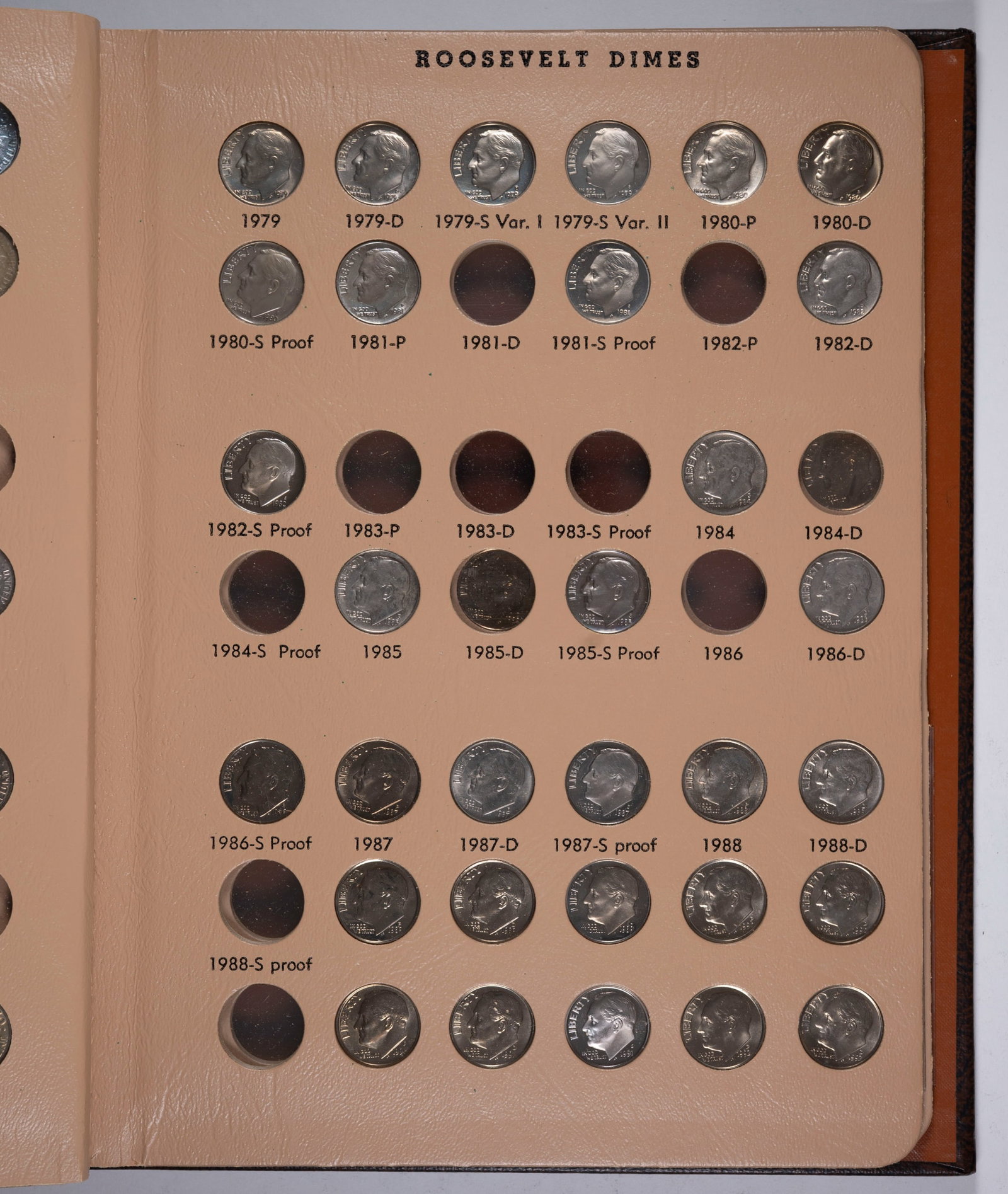 Complete Mostly BU 1946-2002 Roosevelt Dime Set - 3