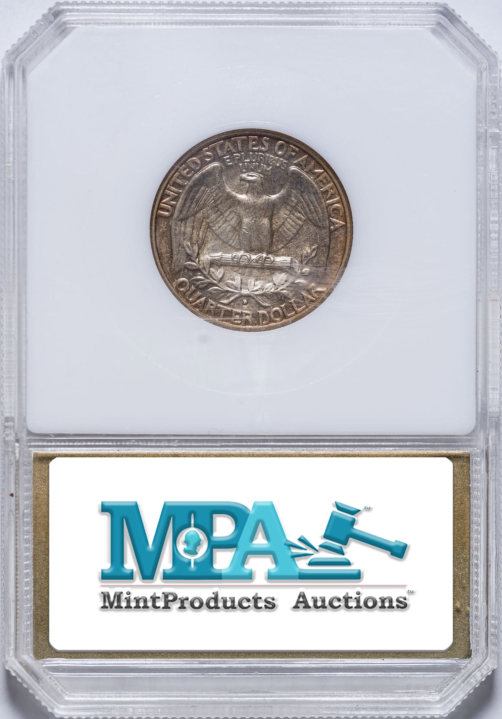 PCI MS-64 1932-D Washington Quarter - 2