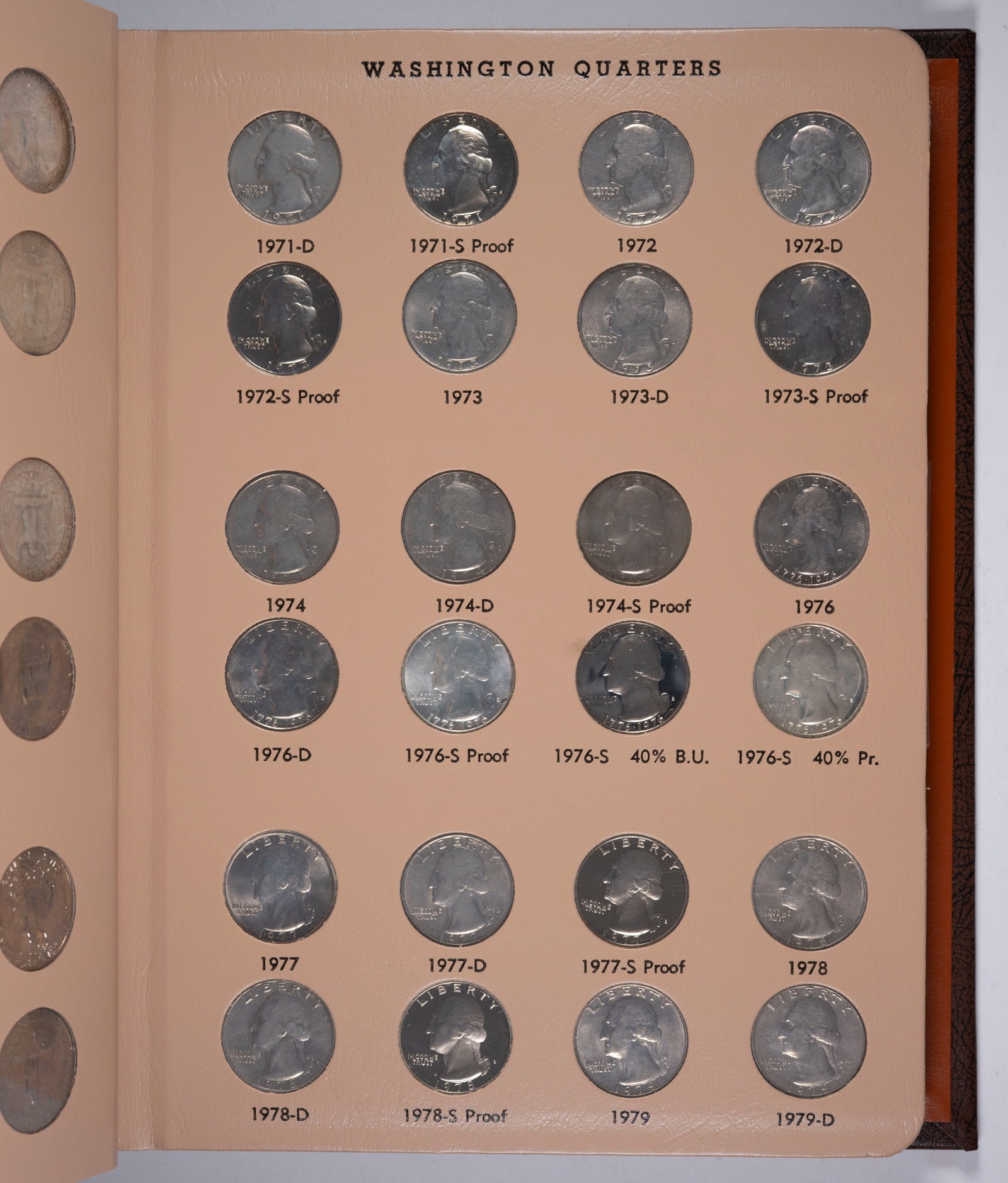 Complete 1932-98 Washington Quarter Set - 5