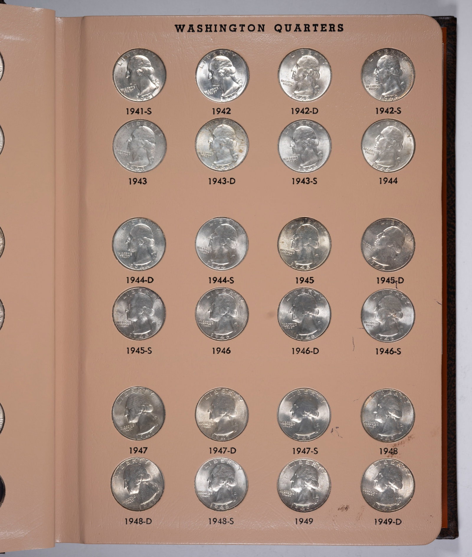Near Complete UNC 1932-64 Washington Quarter Set - 2