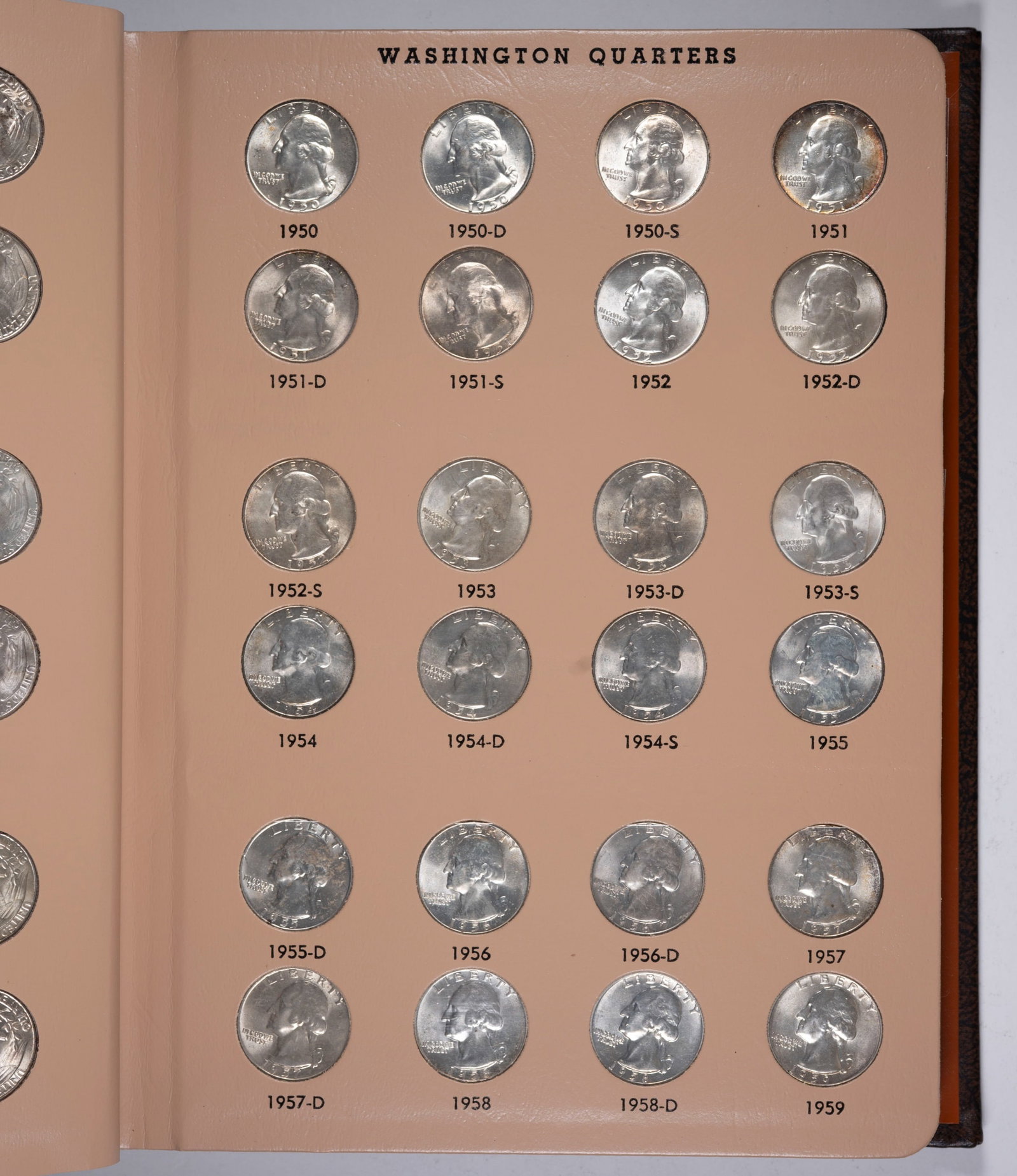 Near Complete UNC 1932-64 Washington Quarter Set - 3