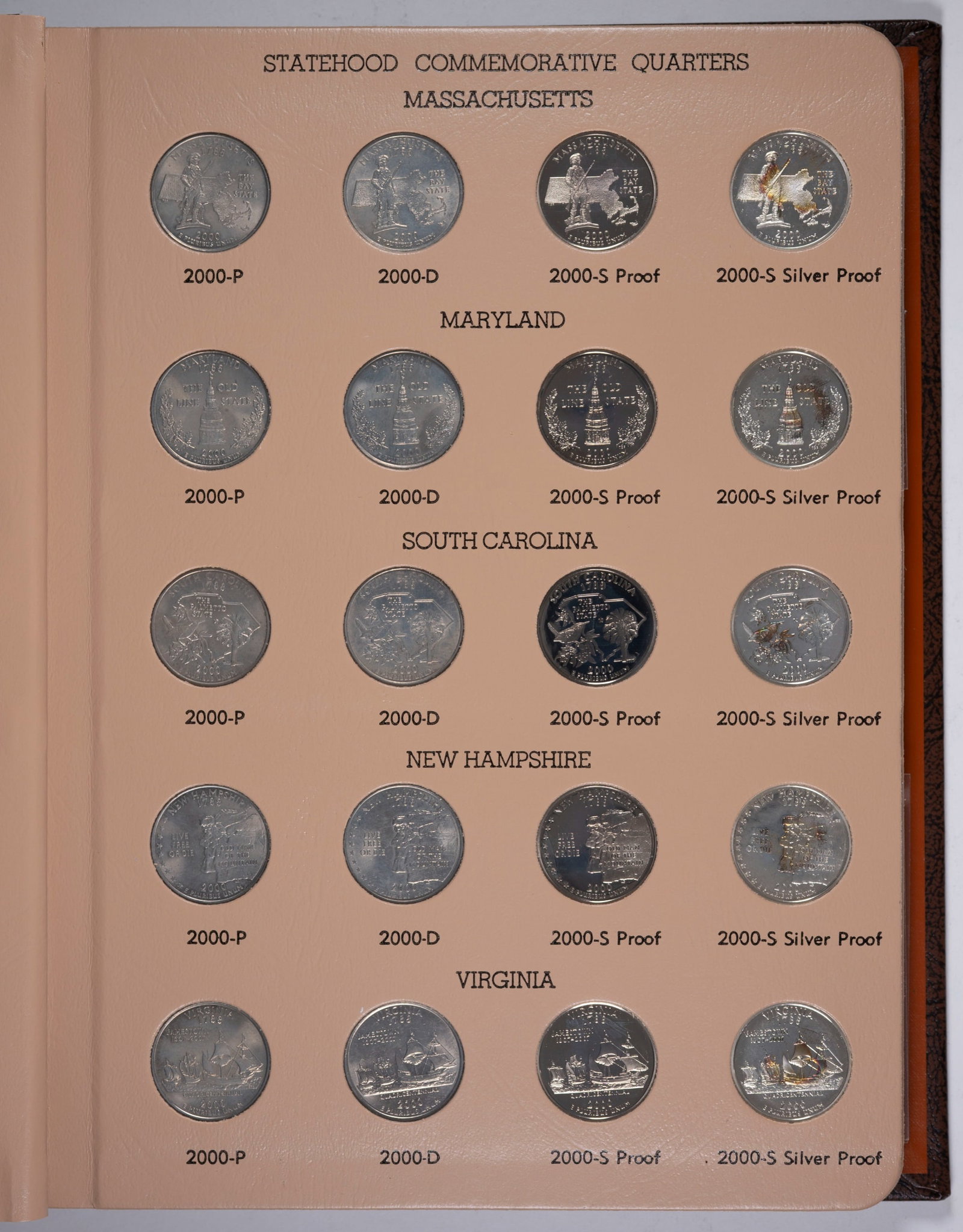 Complete W/Proofs 1999-2003 State Quarter Set - 2