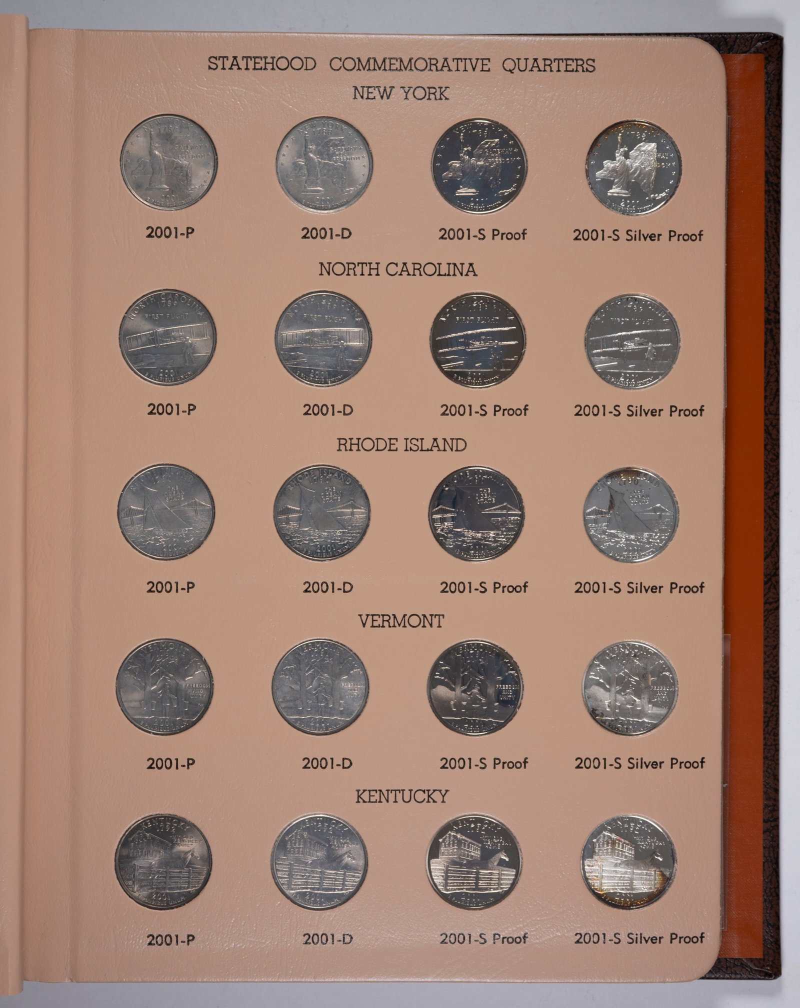 Complete W/Proofs 1999-2003 State Quarter Set - 3
