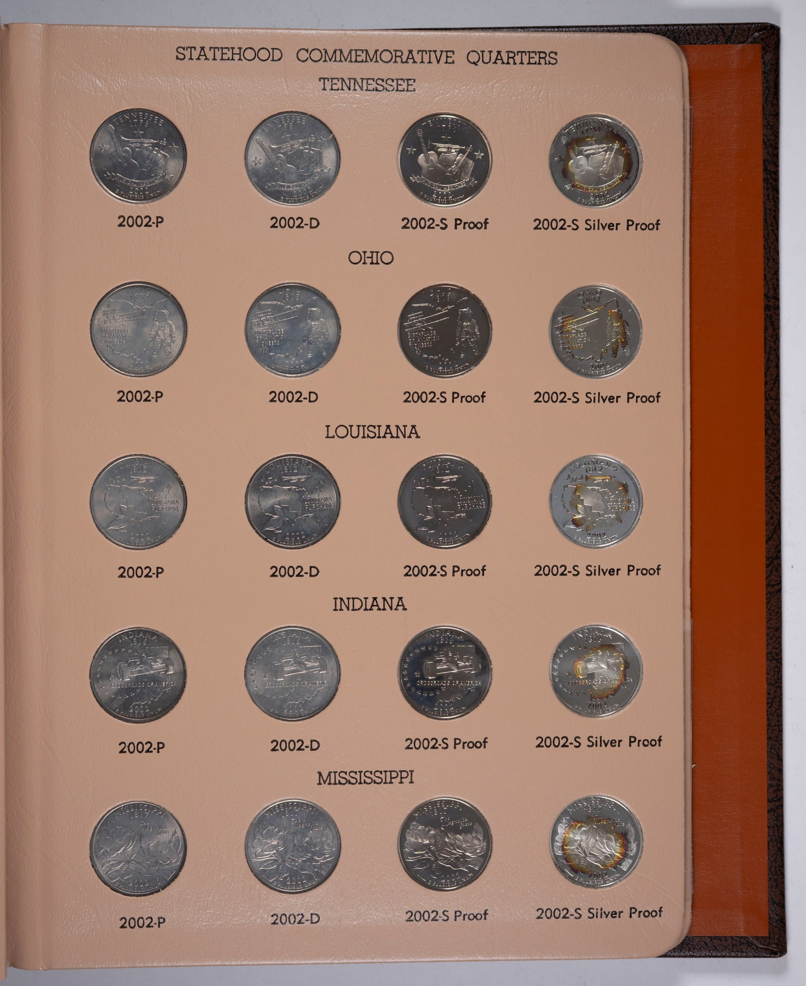 Complete W/Proofs 1999-2003 State Quarter Set - 4